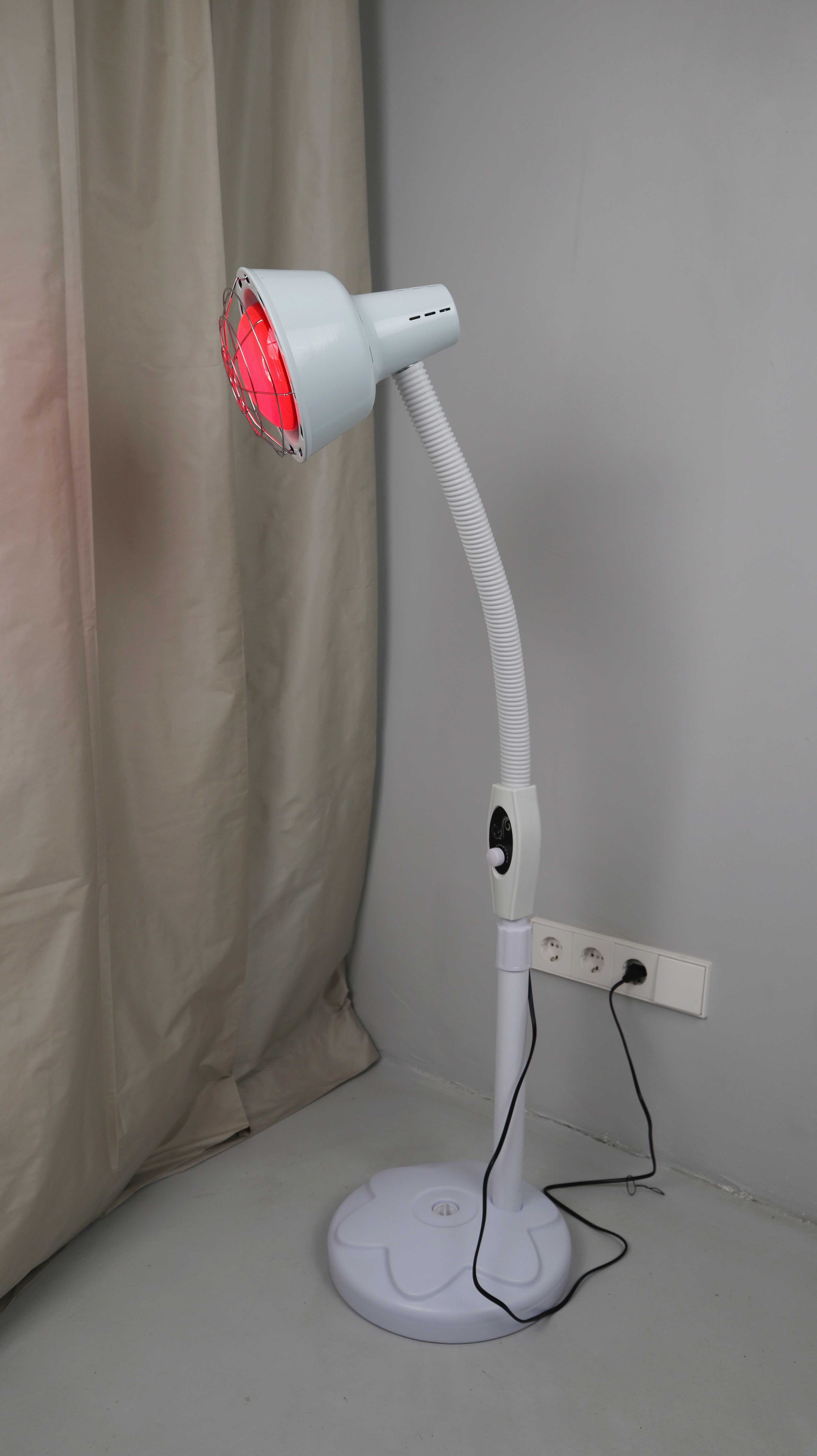 Rotlichtlampe elektrisch Fuß Wärmelampe Wärmelicht