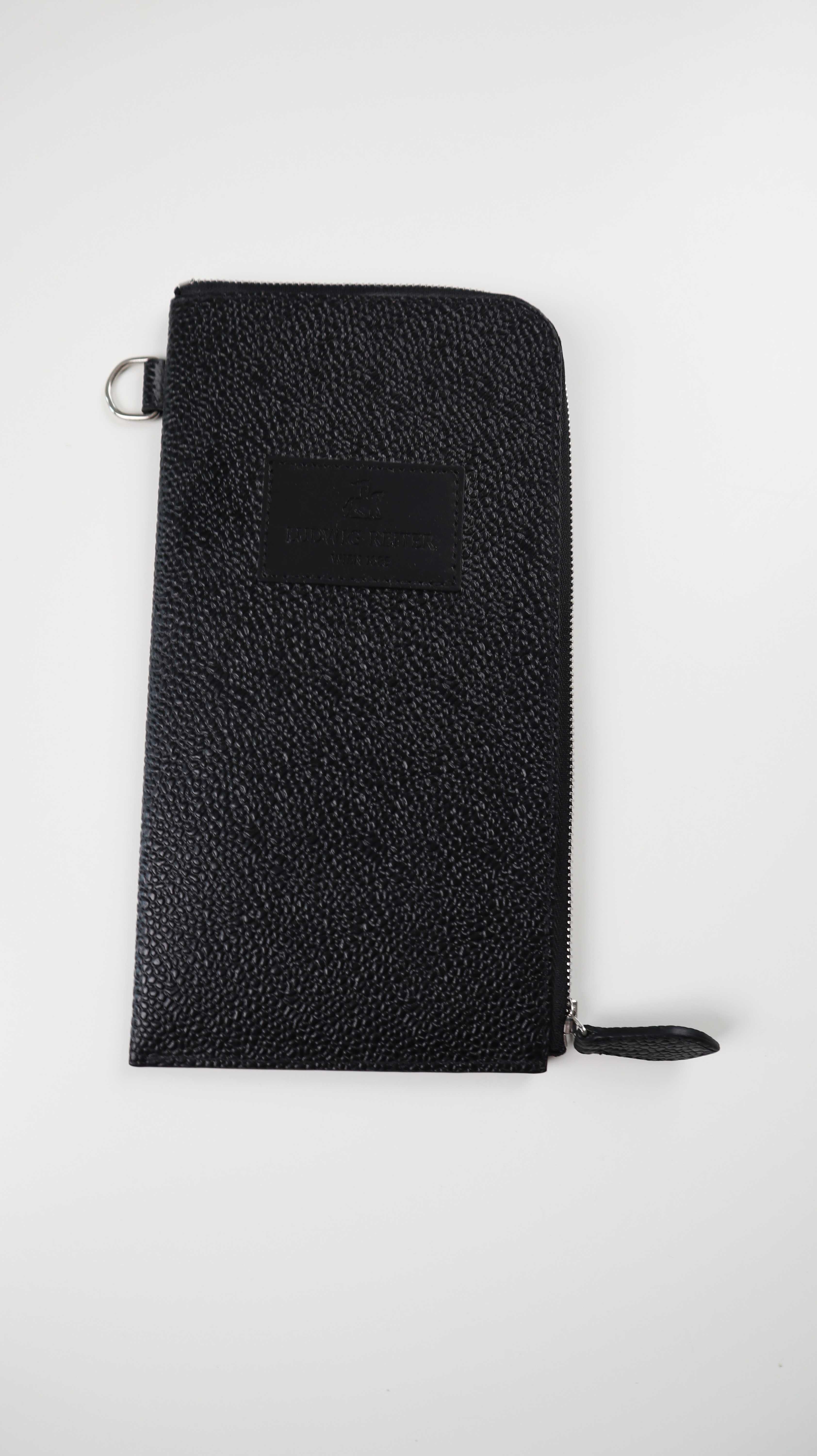 Ludwig Reiter Etui Leder neu Reiseetui Passportholder Schwarz