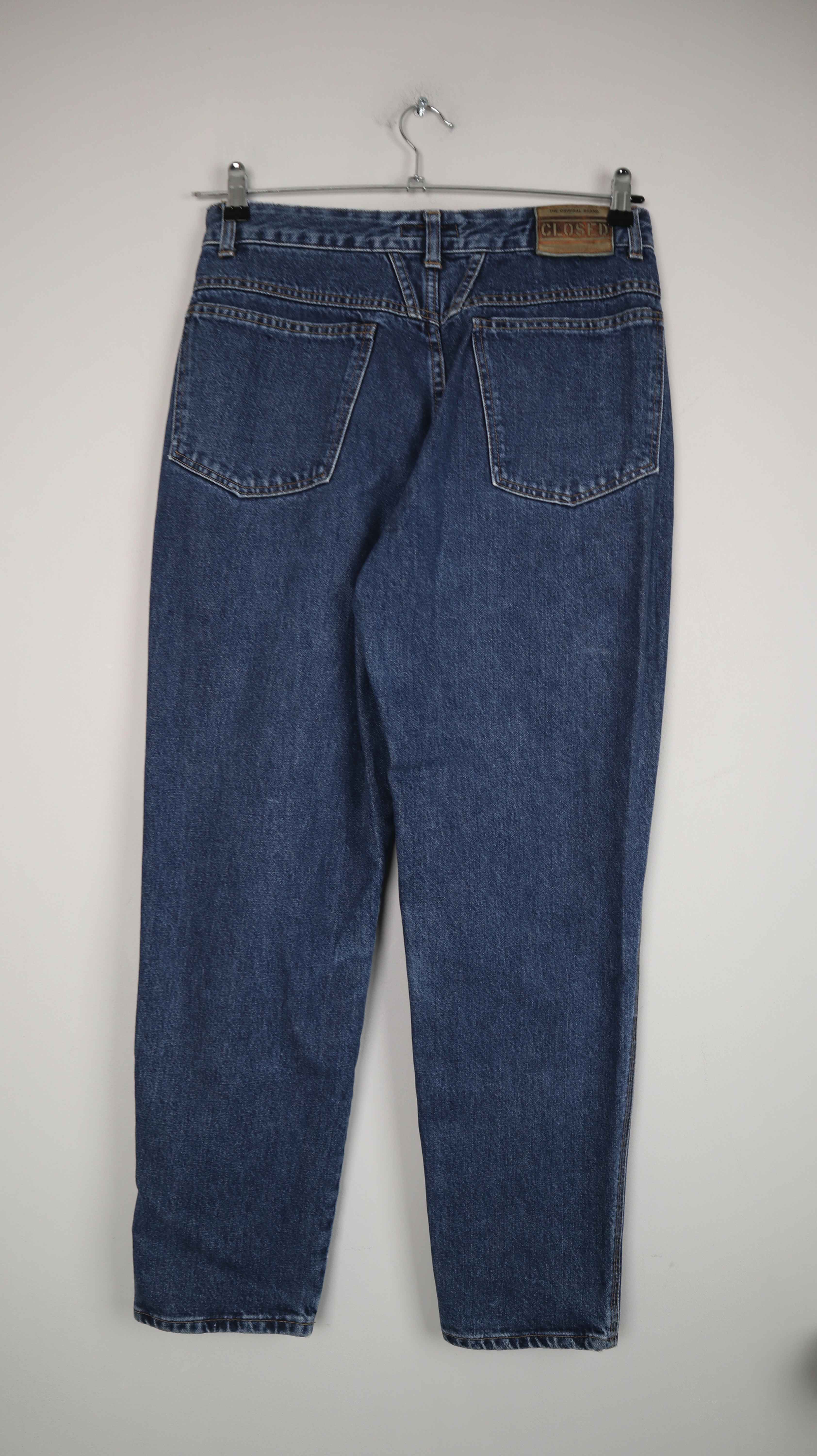 Closed Pedal Pusher blau high waist vintage 38 M 48 denim dunkelblau