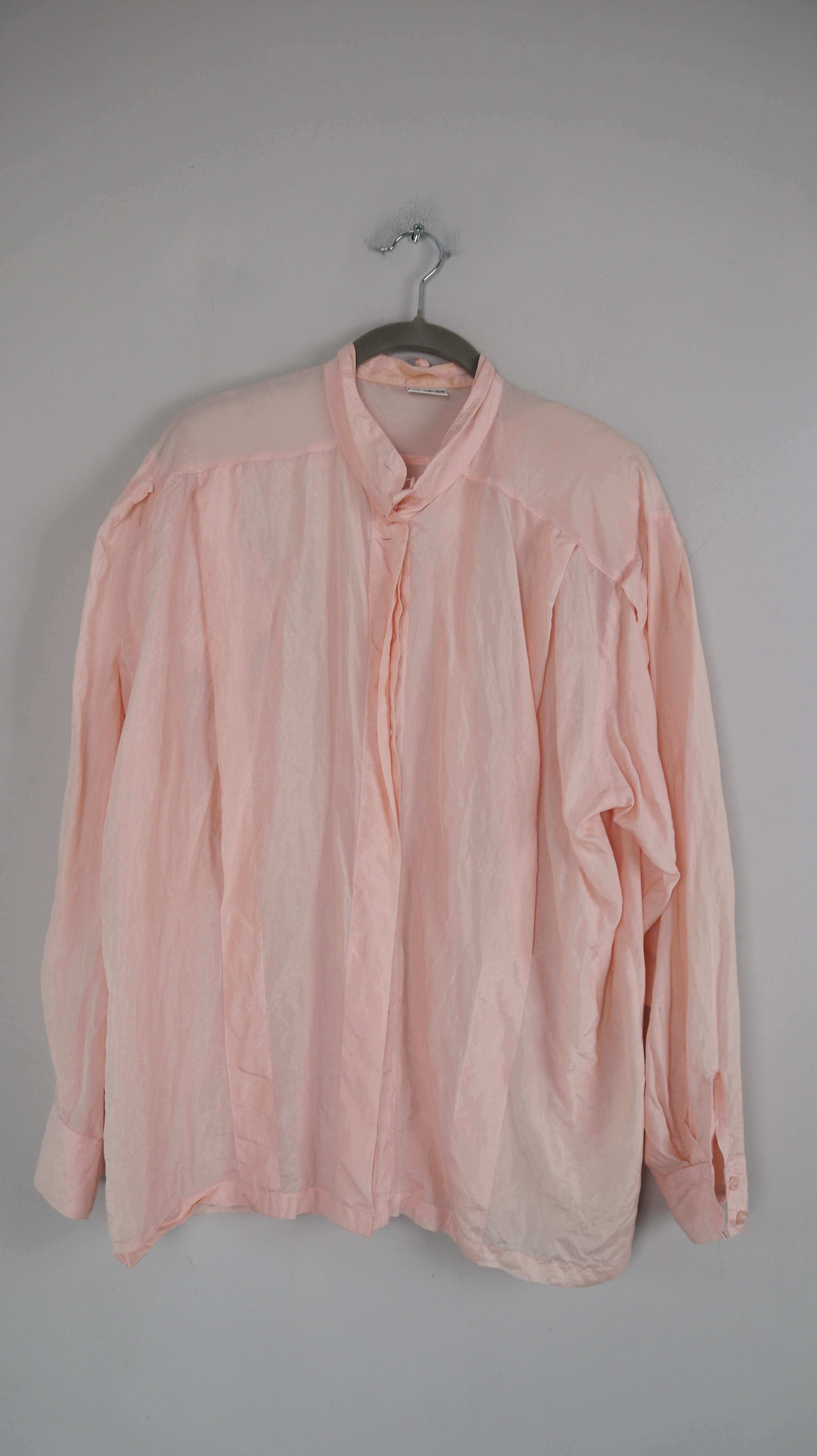 Lecomte Bluse rosa Seide Seidenbluse 40 L Pastell basic