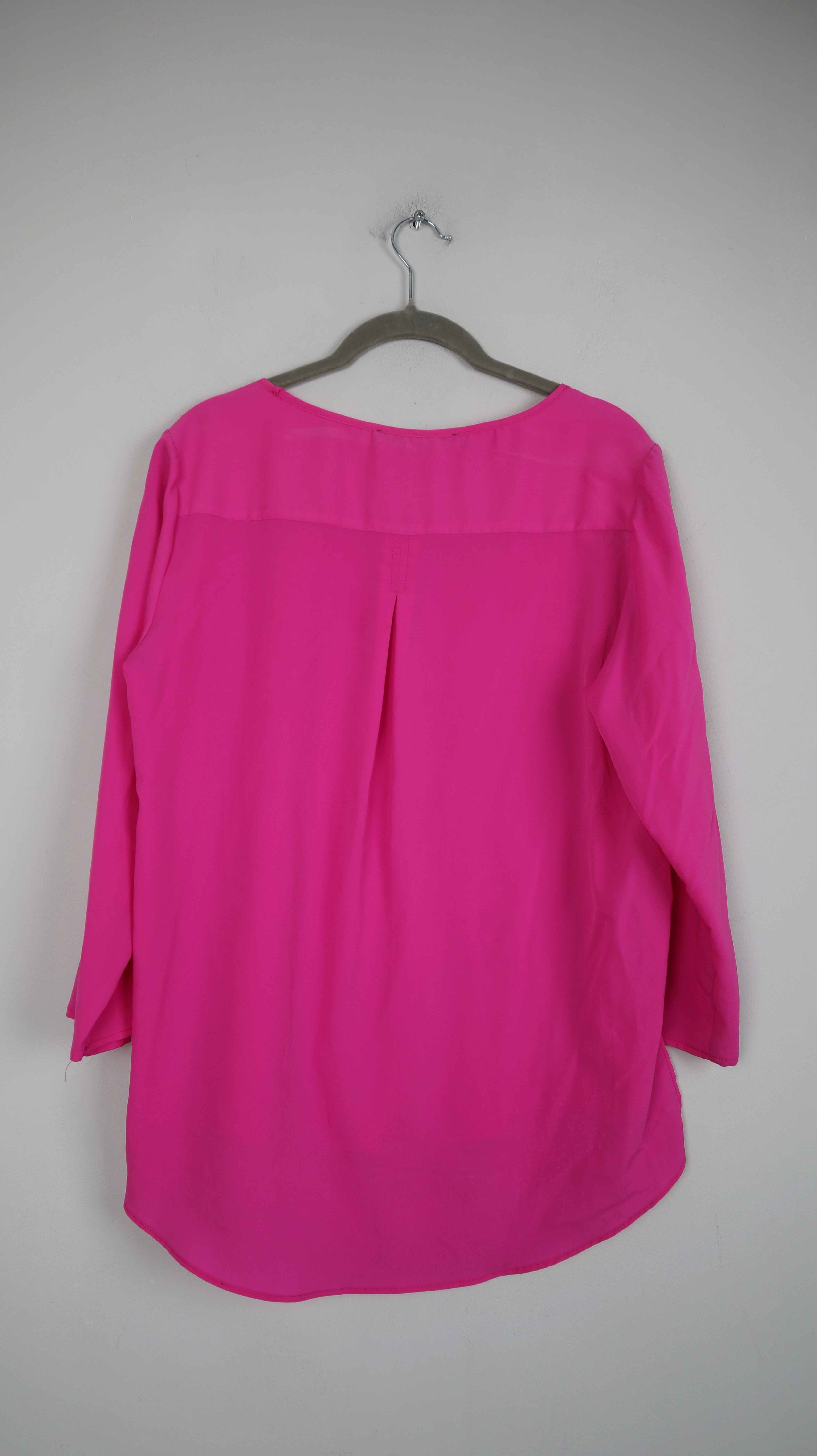 Zara Bluse Pink basic Hemd 38 M einfarbig Shirt Oberteil