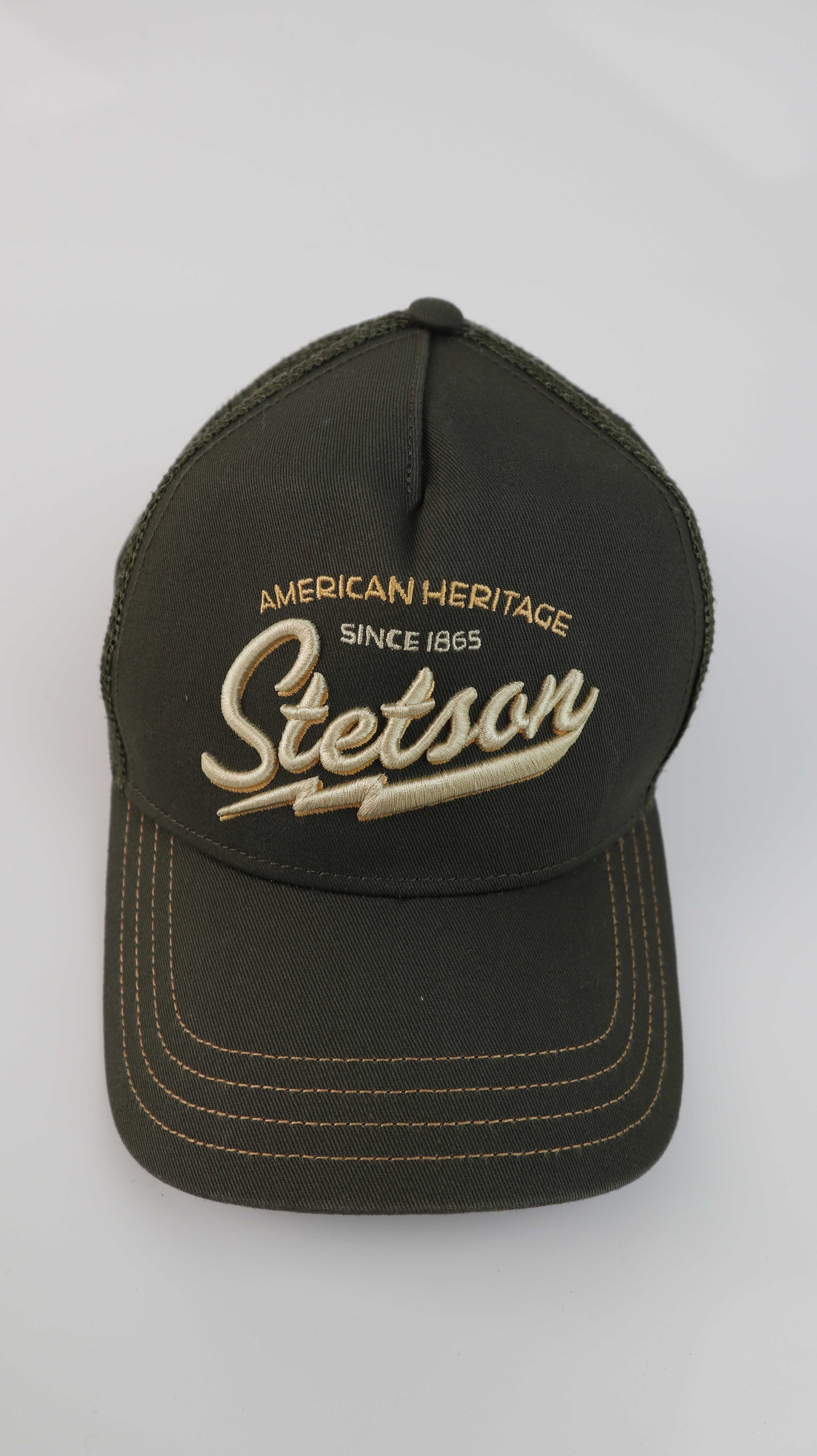 Stetson Kappe Cap Truckercap Grün Khaki Mütze