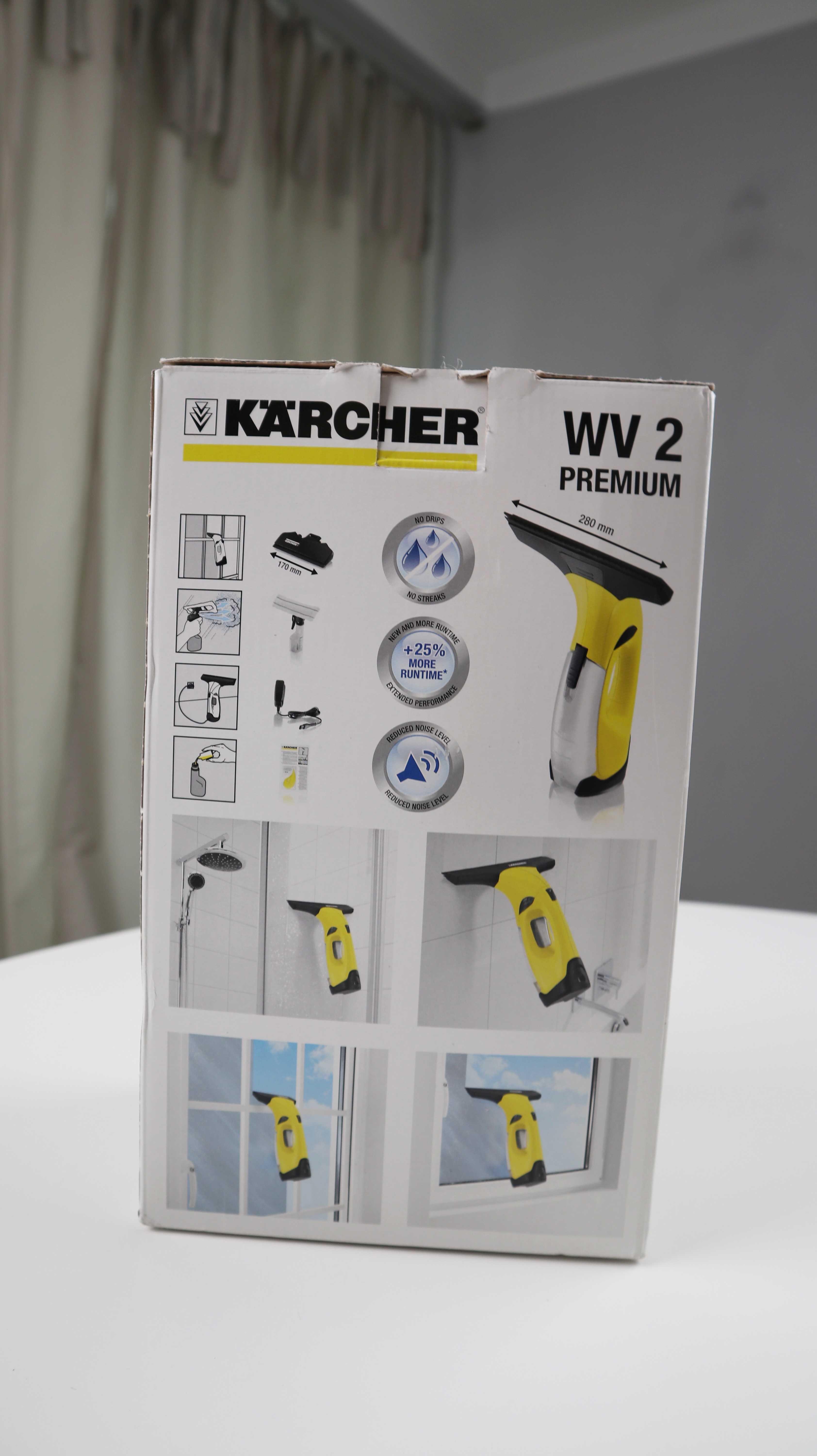 Kärcher Fensterreiniger WV2 Fensterputzer Putzgerät Fenstersauger