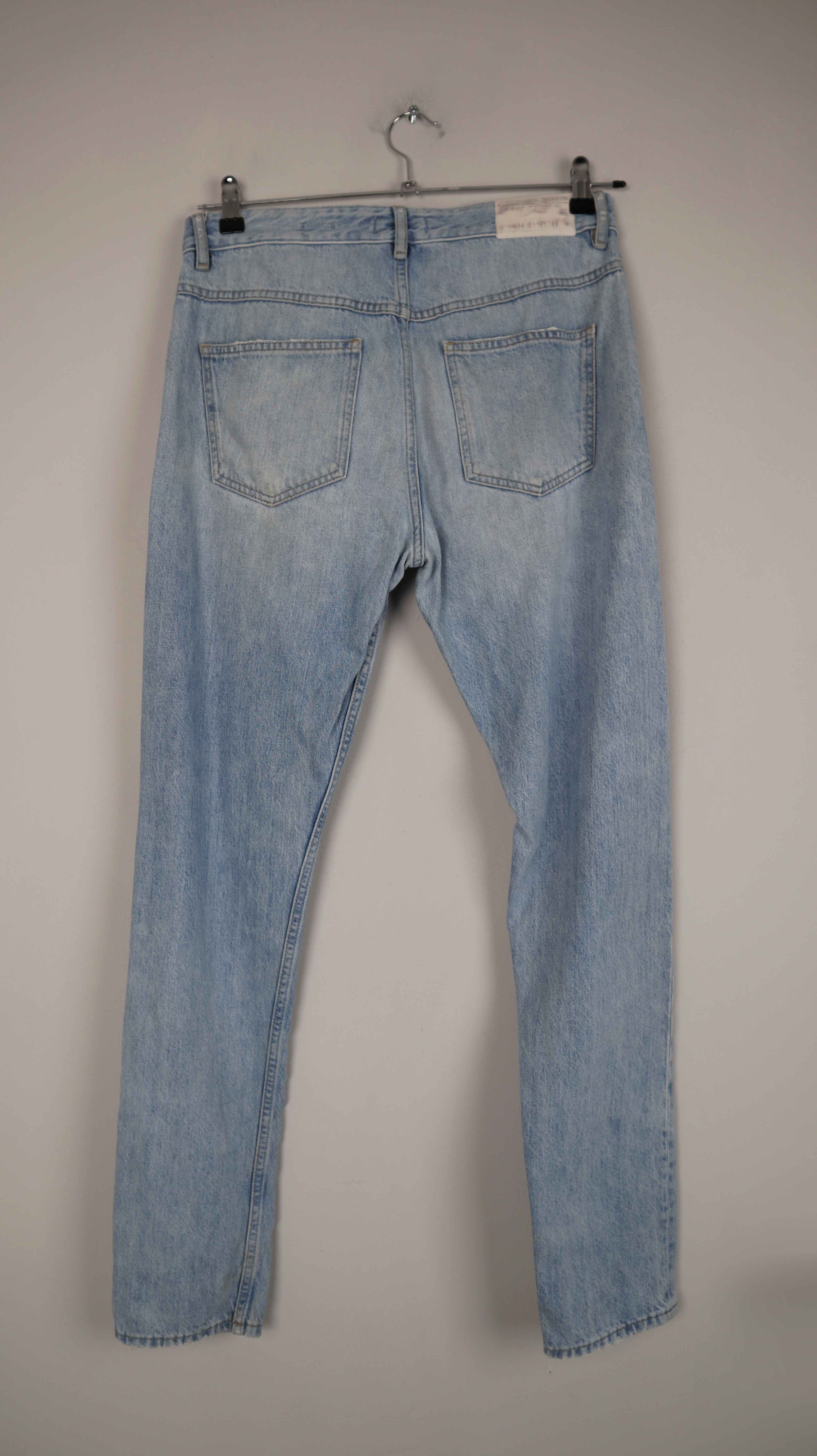 Closed Hose 30 Jeans blau denim slim mid waist M washed