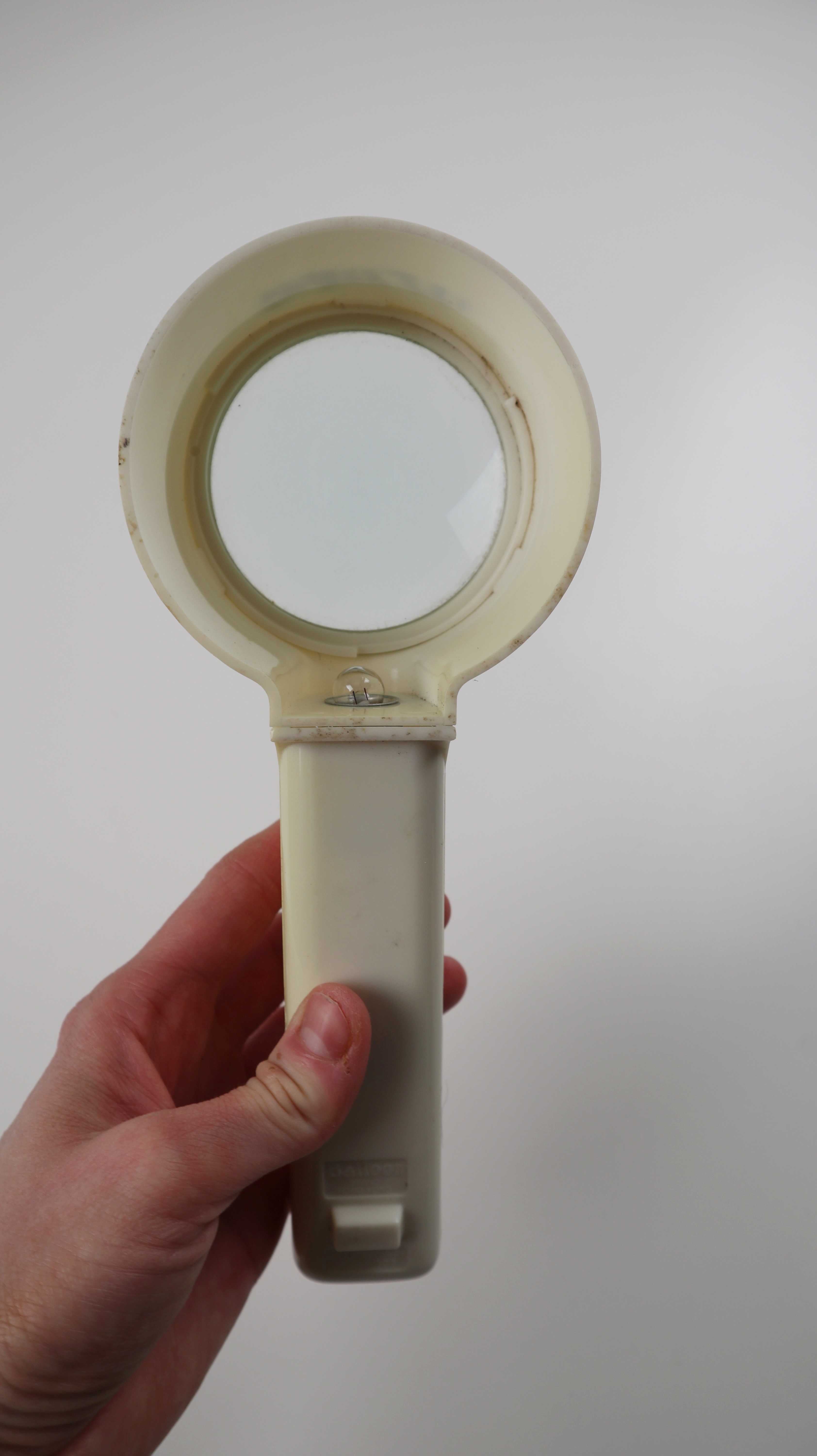 Fielmann Lupe mit Licht Vintage Retro beleuchtet
