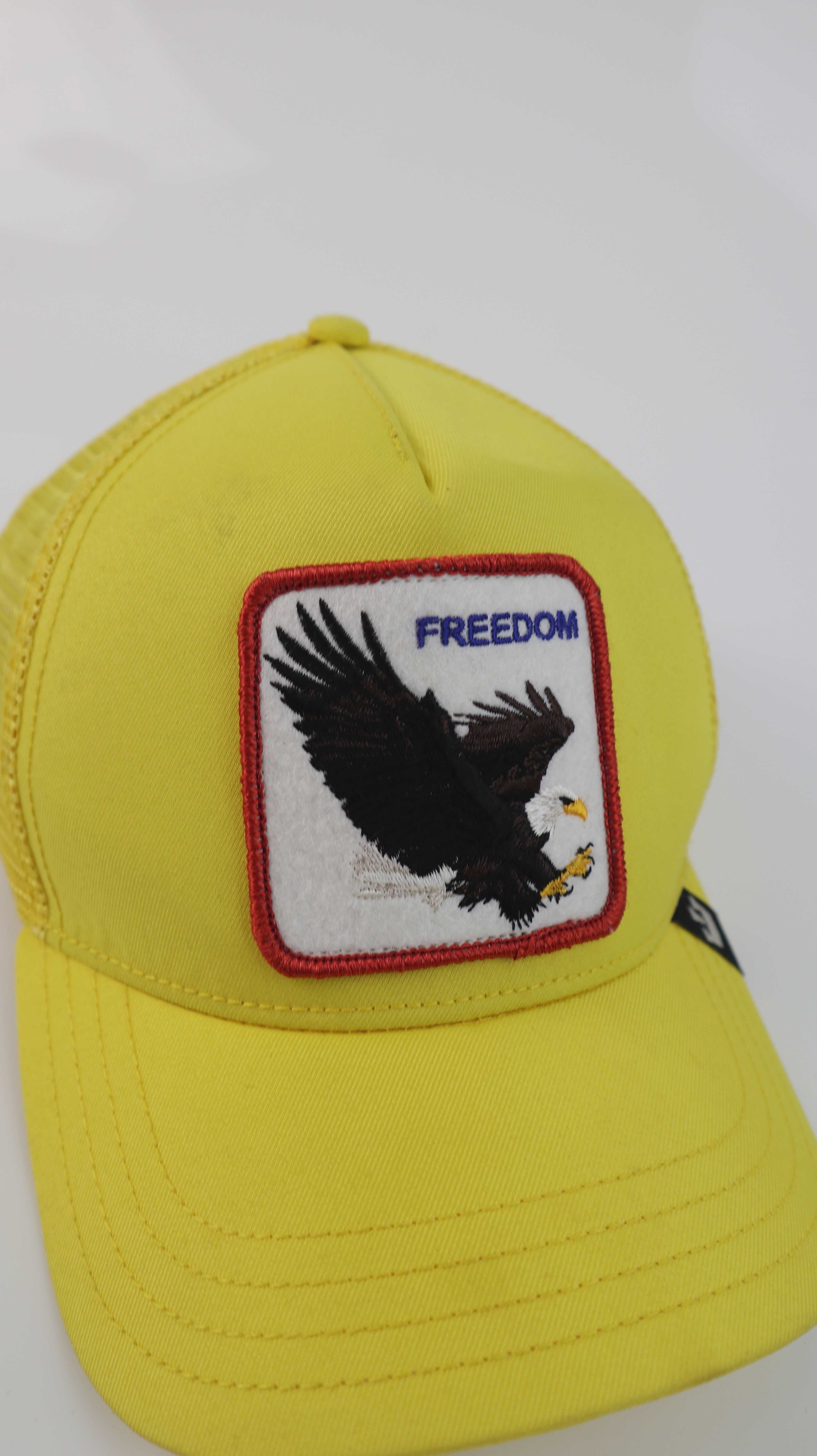 Goorin Bros Freedom Eagle Cap Kappe Mütze Truckercap gelb basic Adler
