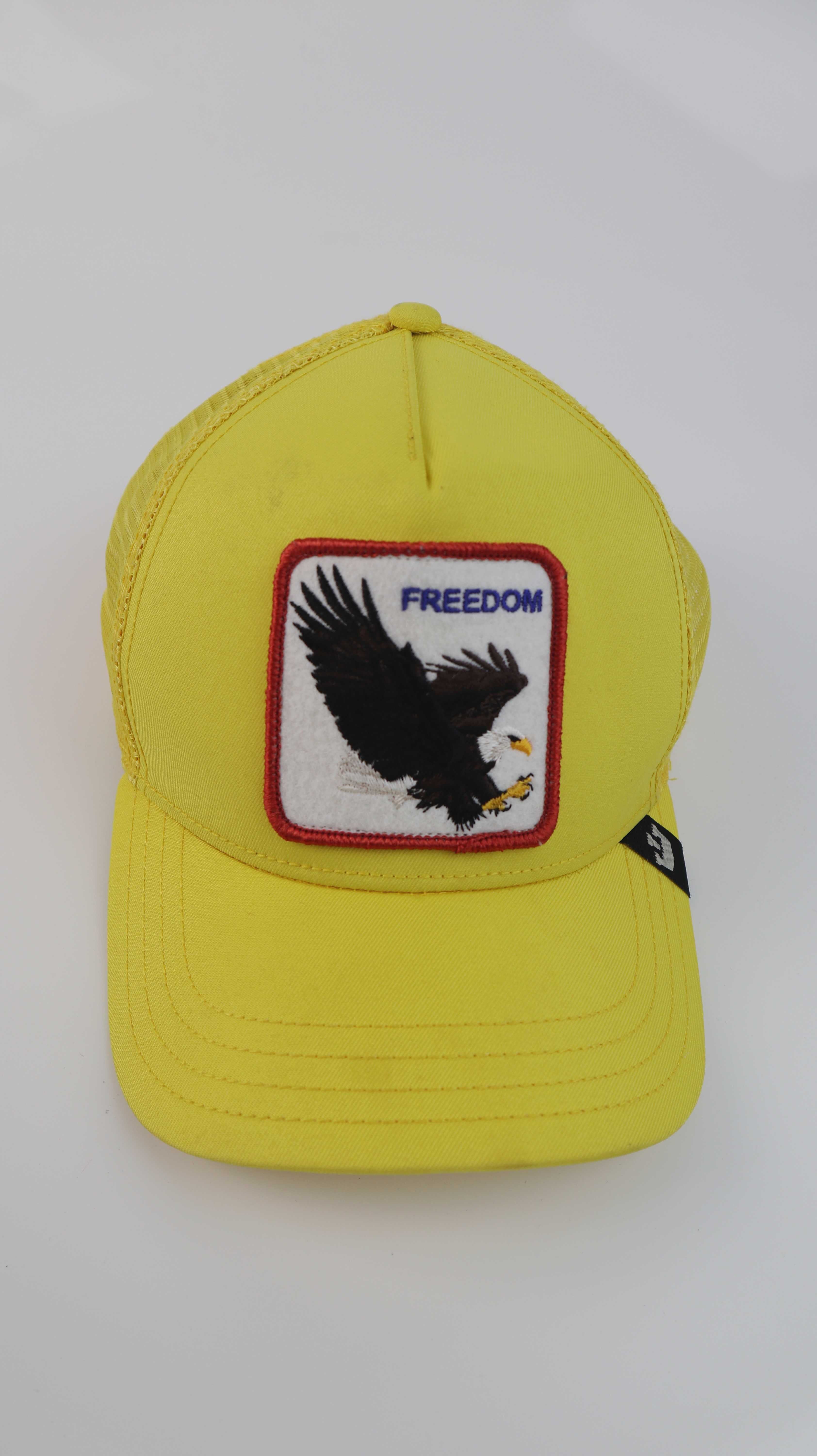 Goorin Bros Freedom Eagle Cap Kappe Mütze Truckercap gelb basic Adler