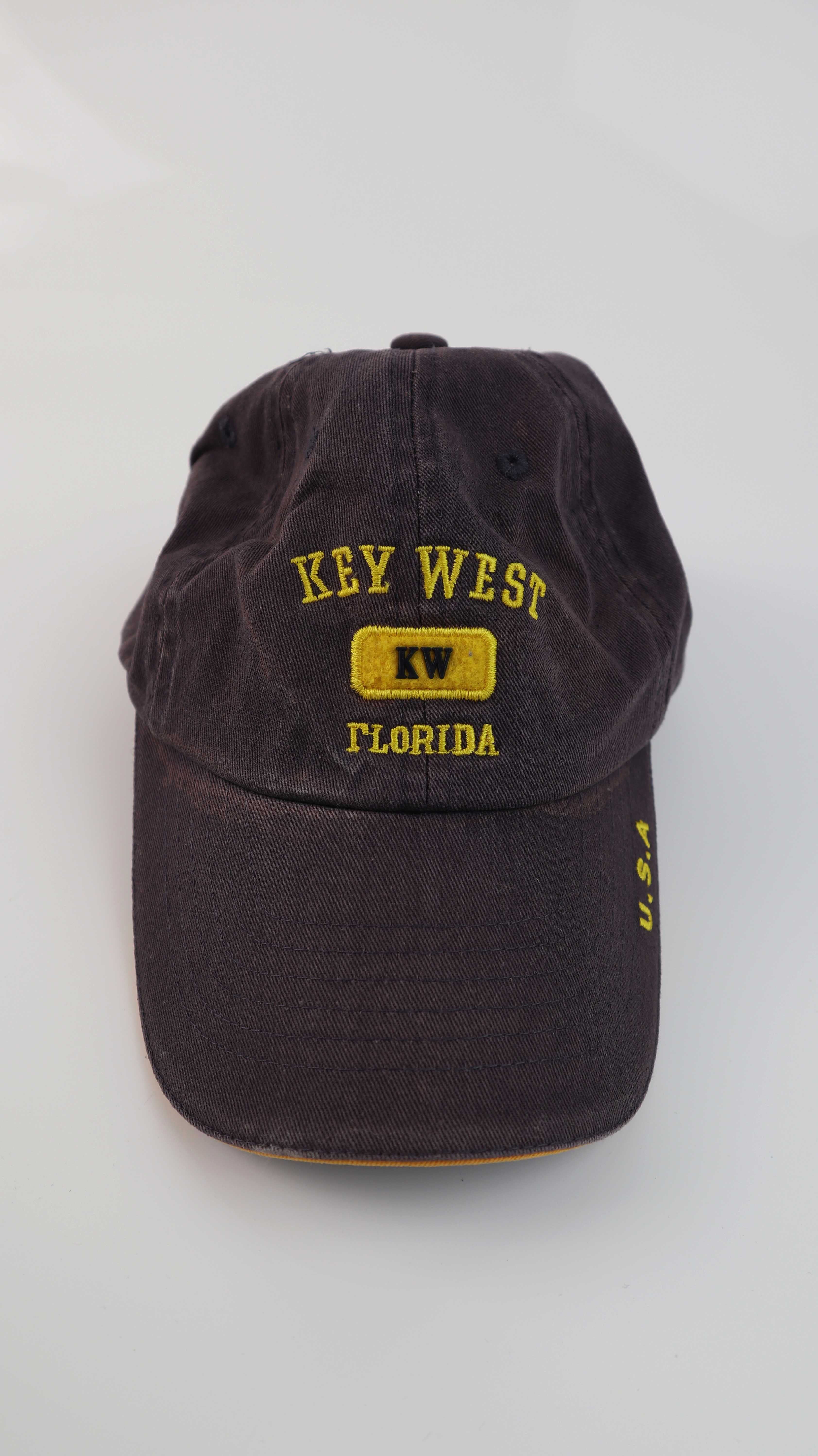 Key West Florida Cap Kappe Mütze grau Schirmmütze Vintage