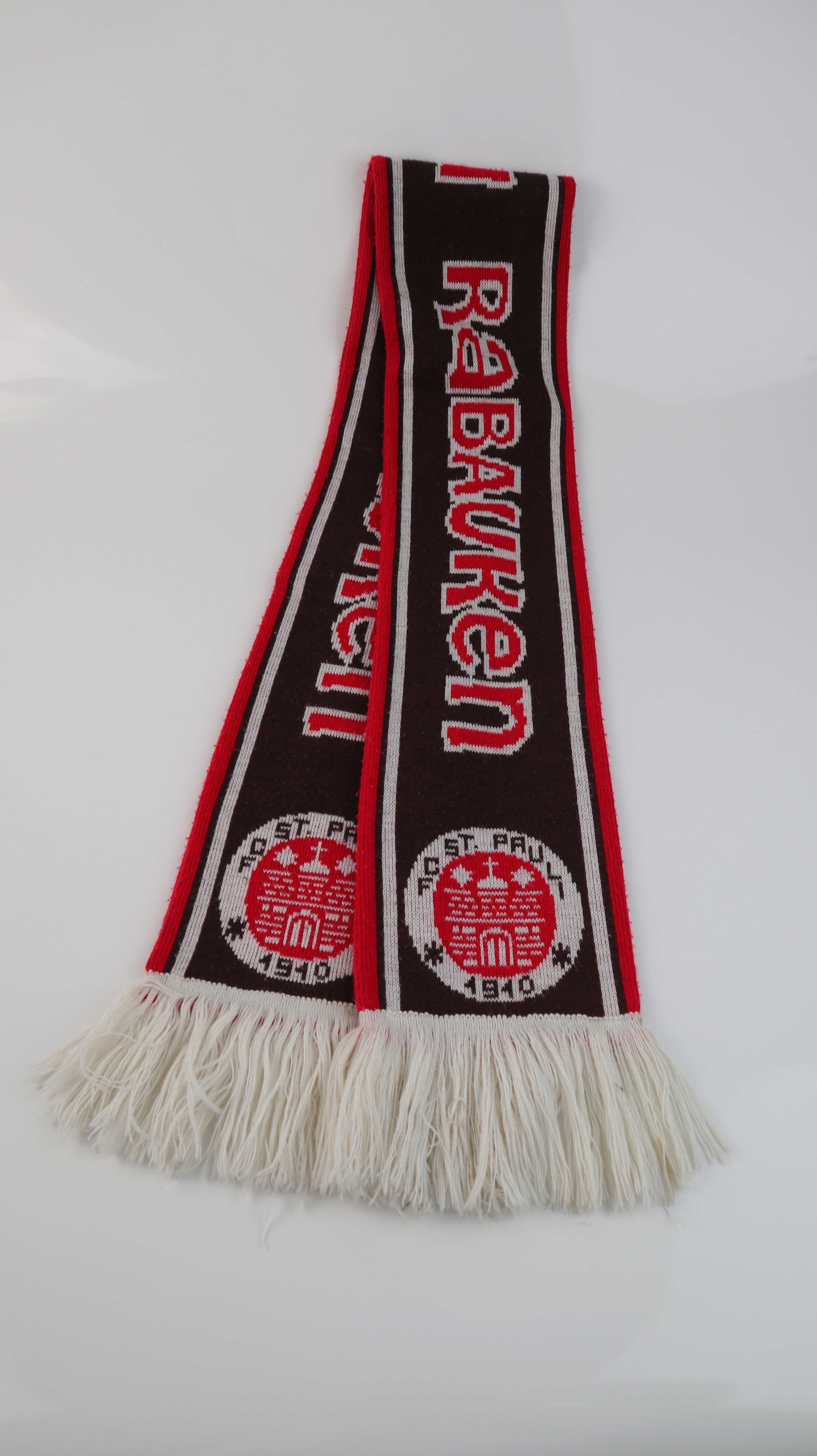 St. Pauli Schal Fanschal braun rot Rabauken