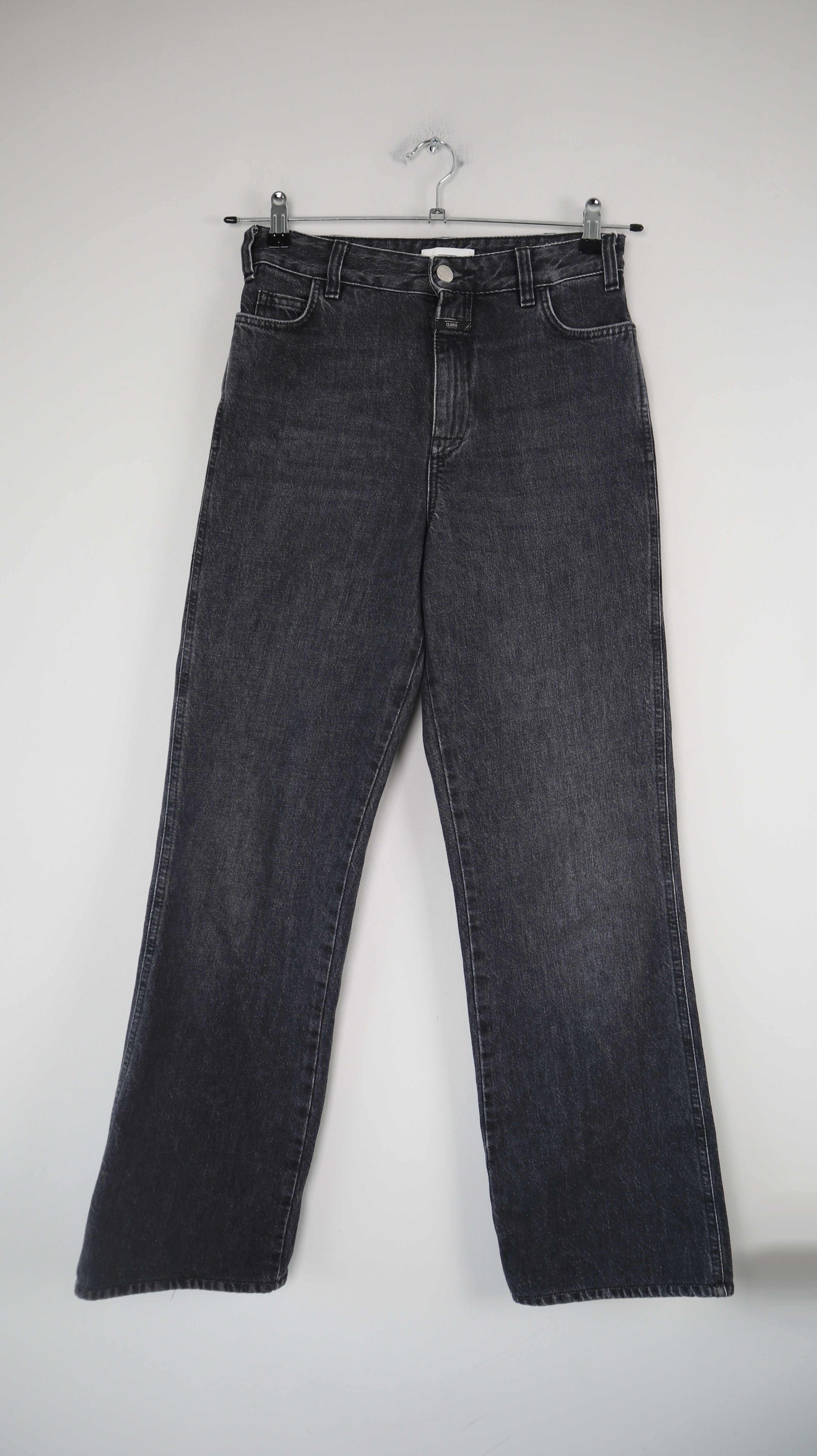 Closed Jeans Hose Grau 25 Kathy high waist 38 M denim dunkelgrau