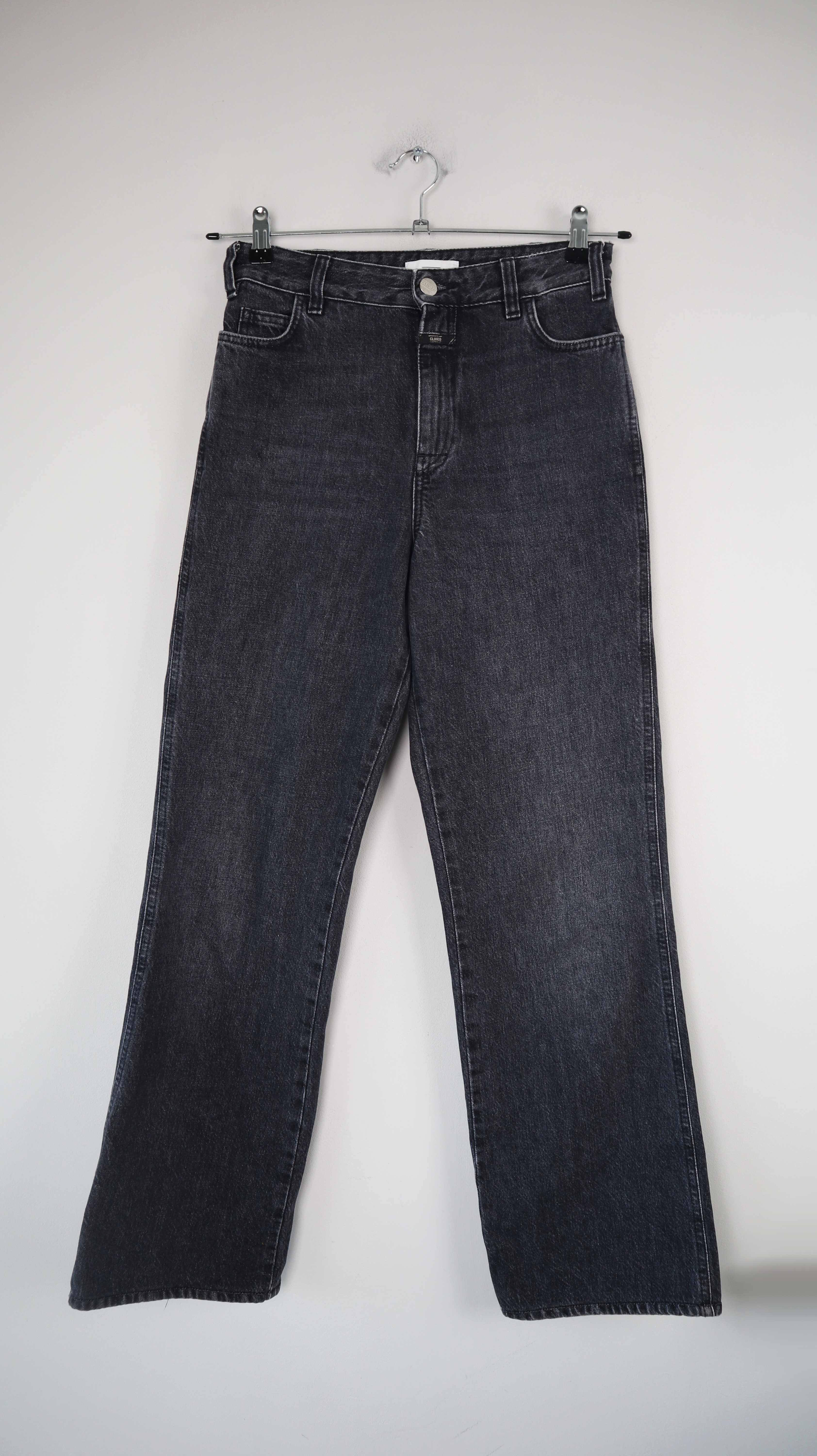 Closed Jeans Hose Grau 25 Kathy high waist 38 M denim dunkelgrau