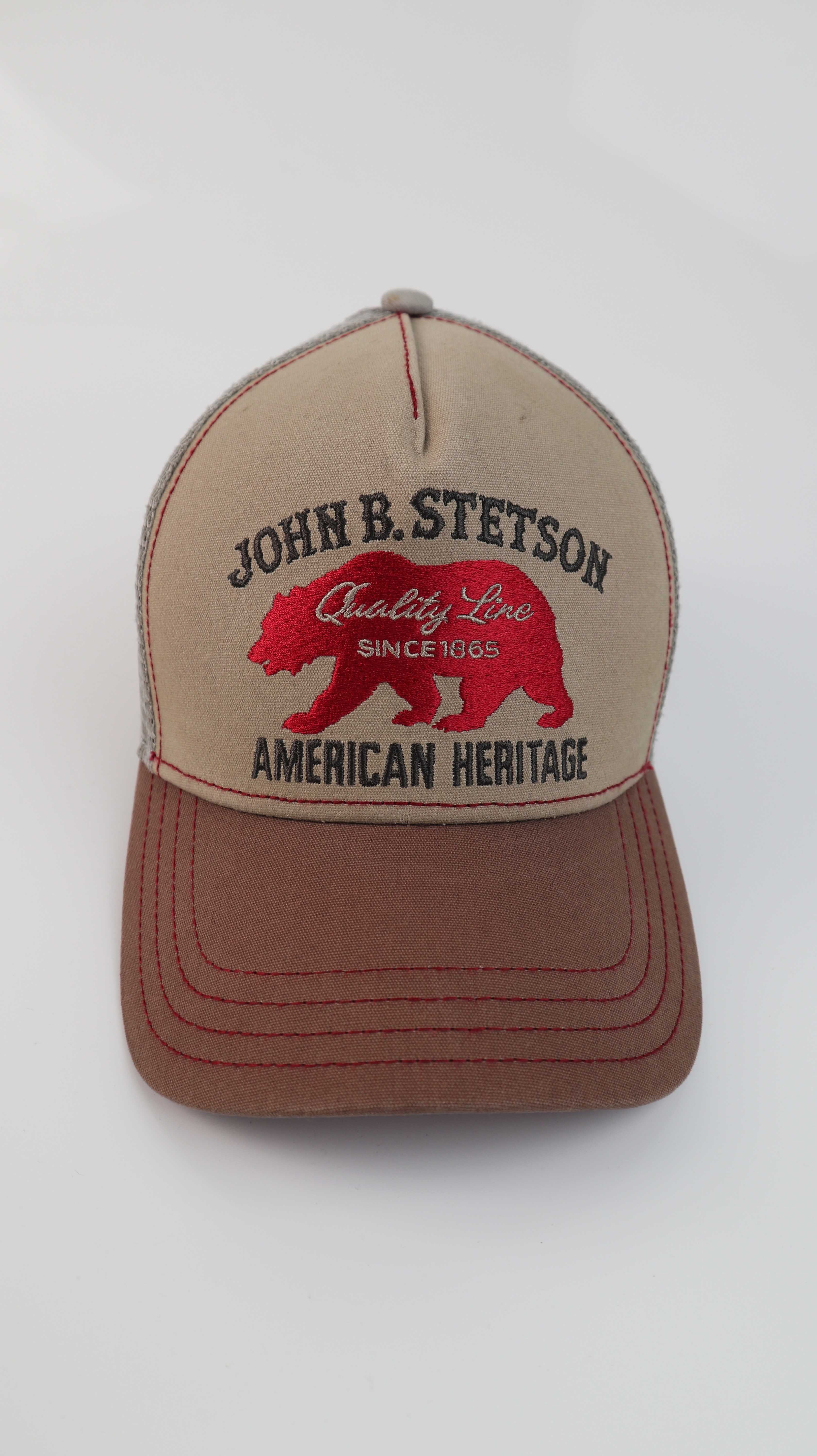 Stetson Cap Kappe Mütze Truckercap braun rot
