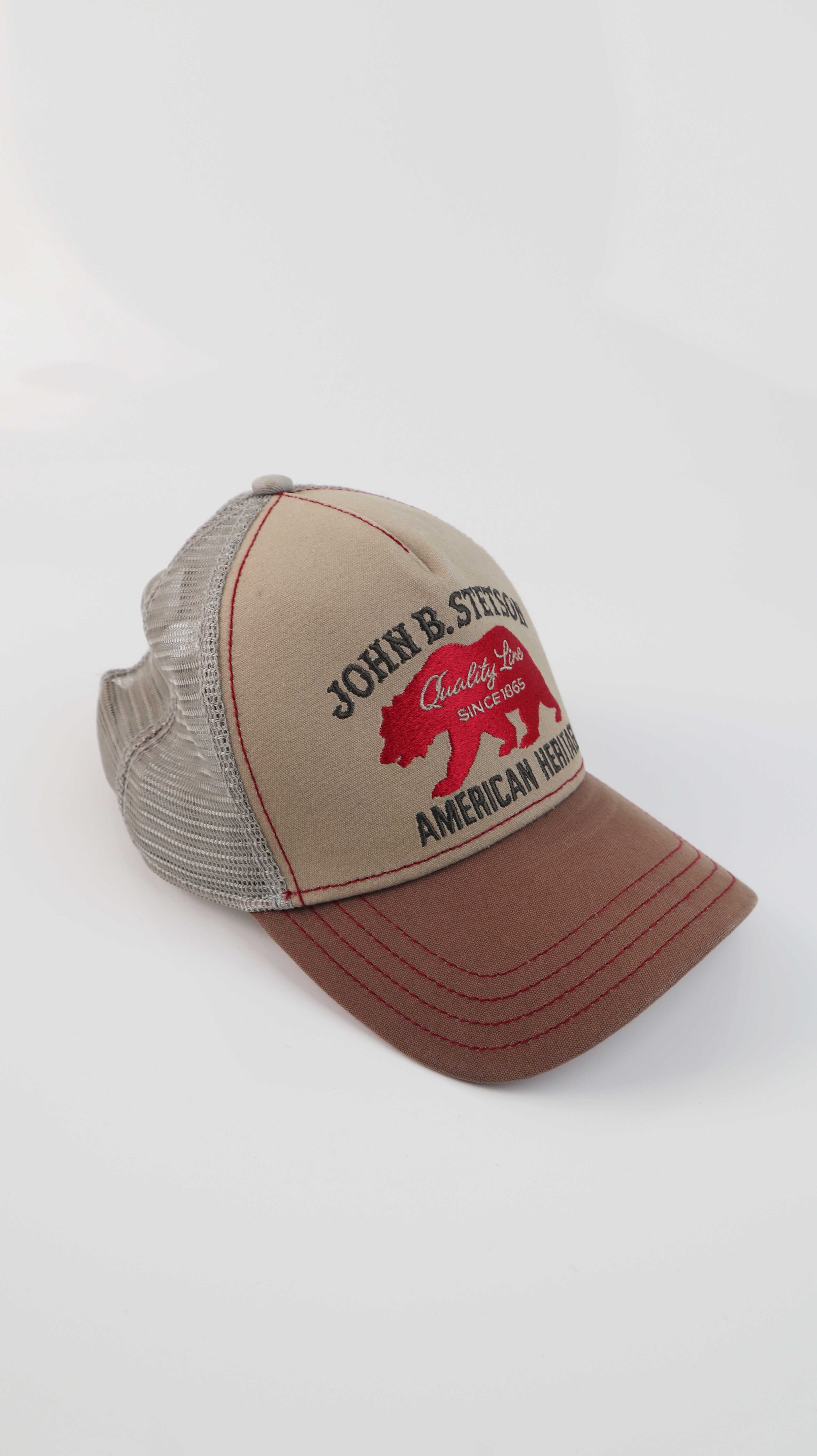 Stetson Cap Kappe Mütze Truckercap braun rot