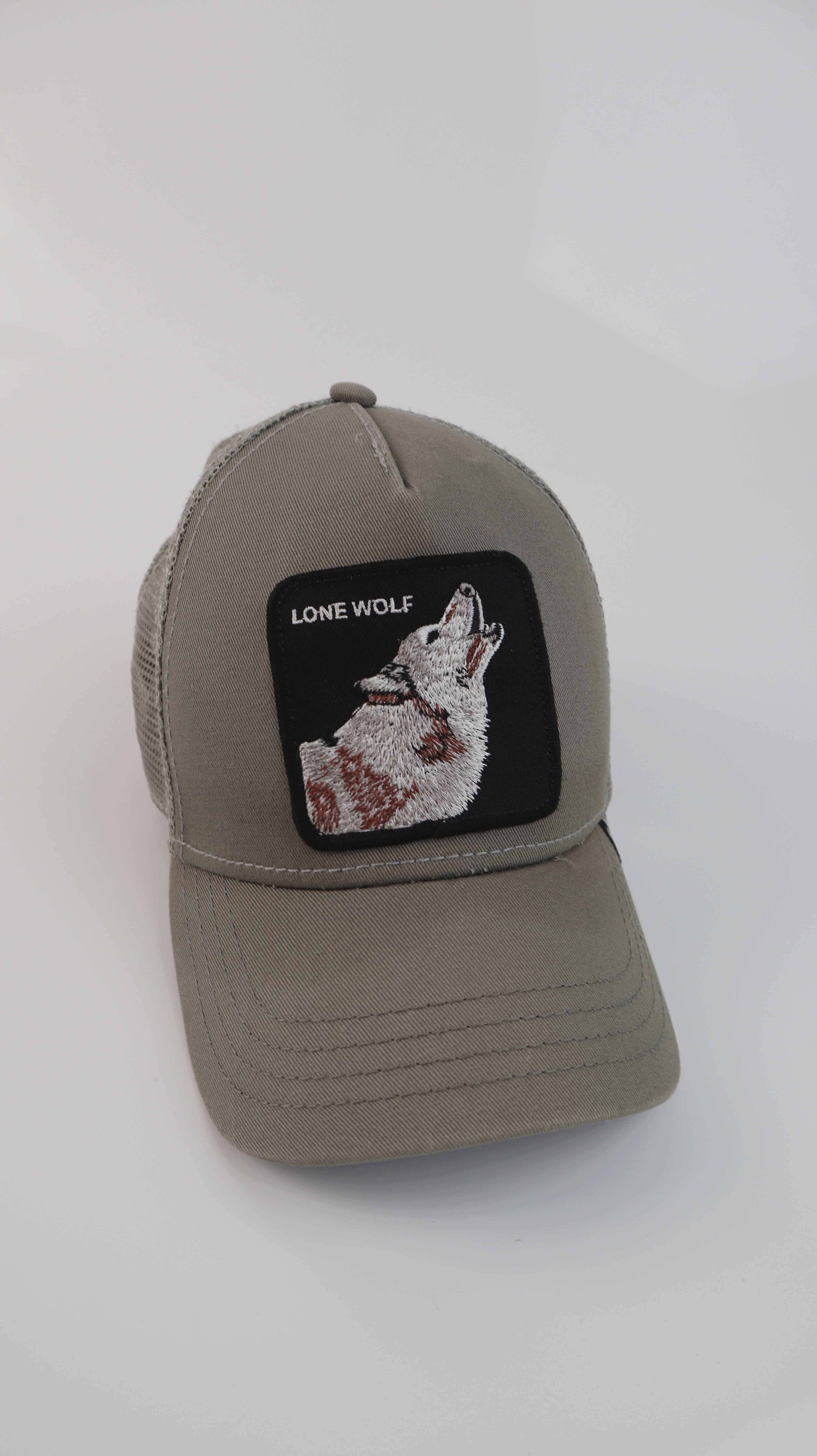 Goorin Bros Cap Kappe grau Wolf Beige Taupe Schirmmütze Truckercap