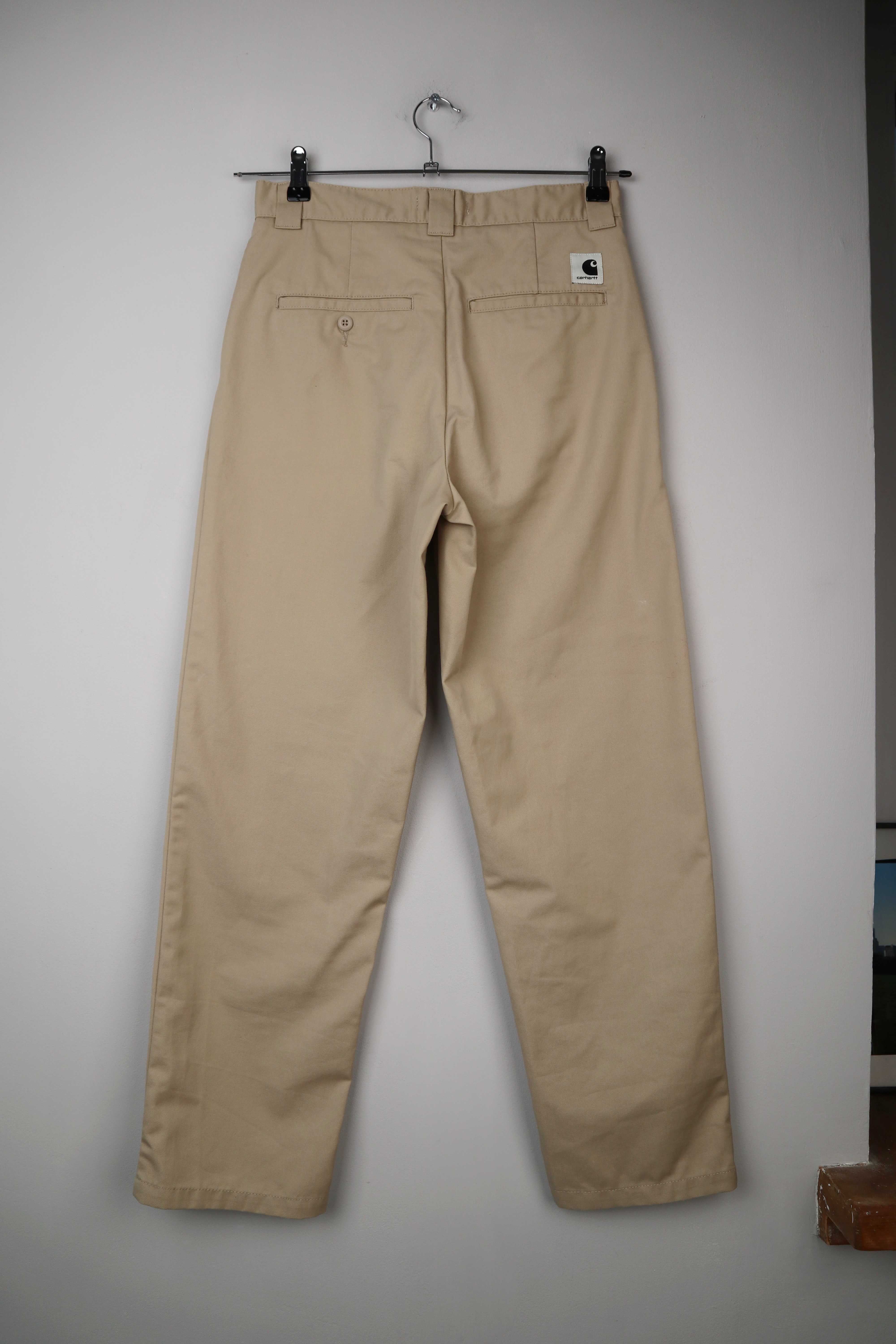 Carhartt Hose Chino Beige Creme RW Straight S hellbraun