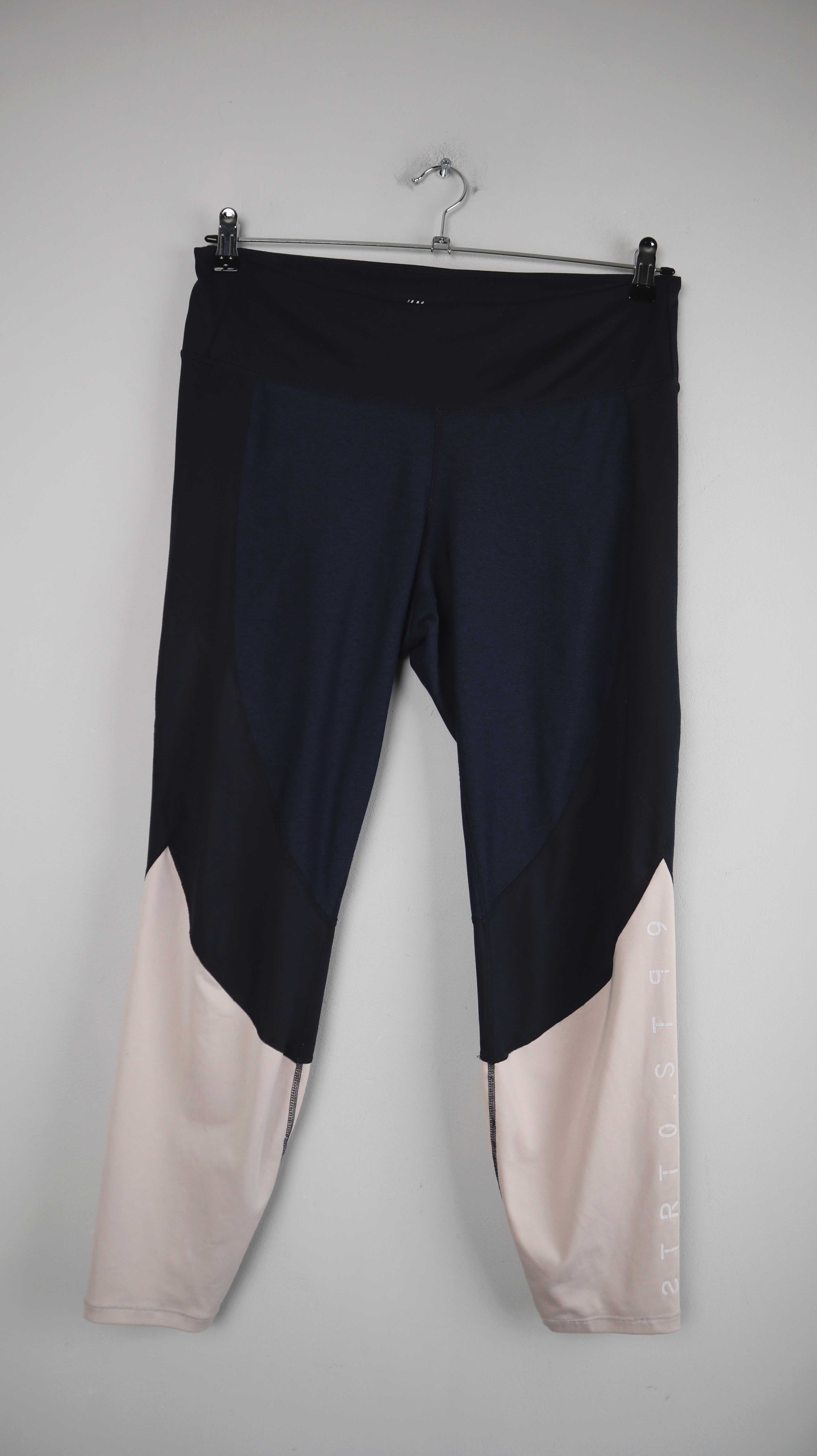 H&M Hose Sporthose Leggings XL Blau rosa eng Yogahose