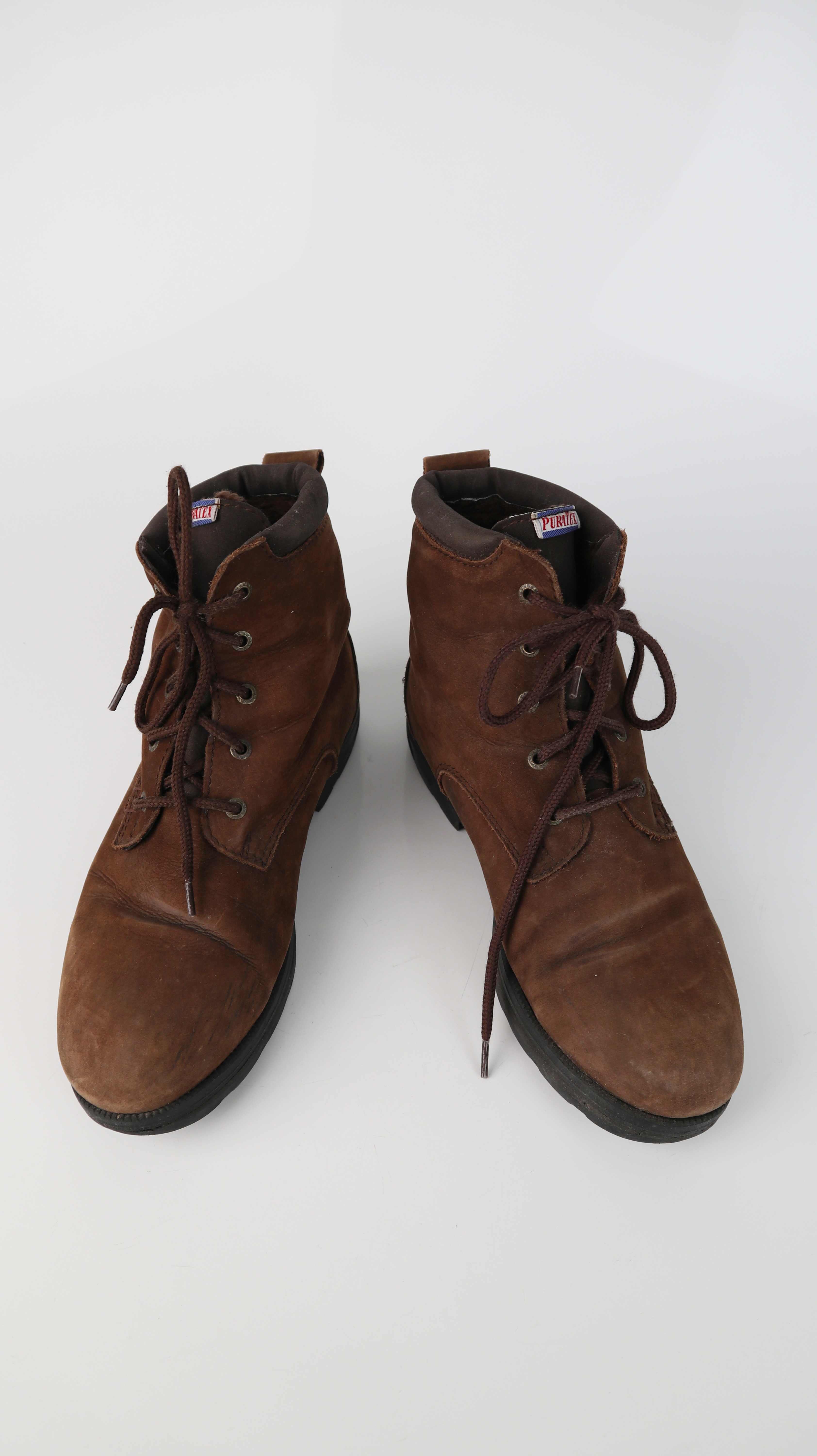 Puratex Halbschuhe Stiefel Winterstiefel braun 40 Lederschuhe