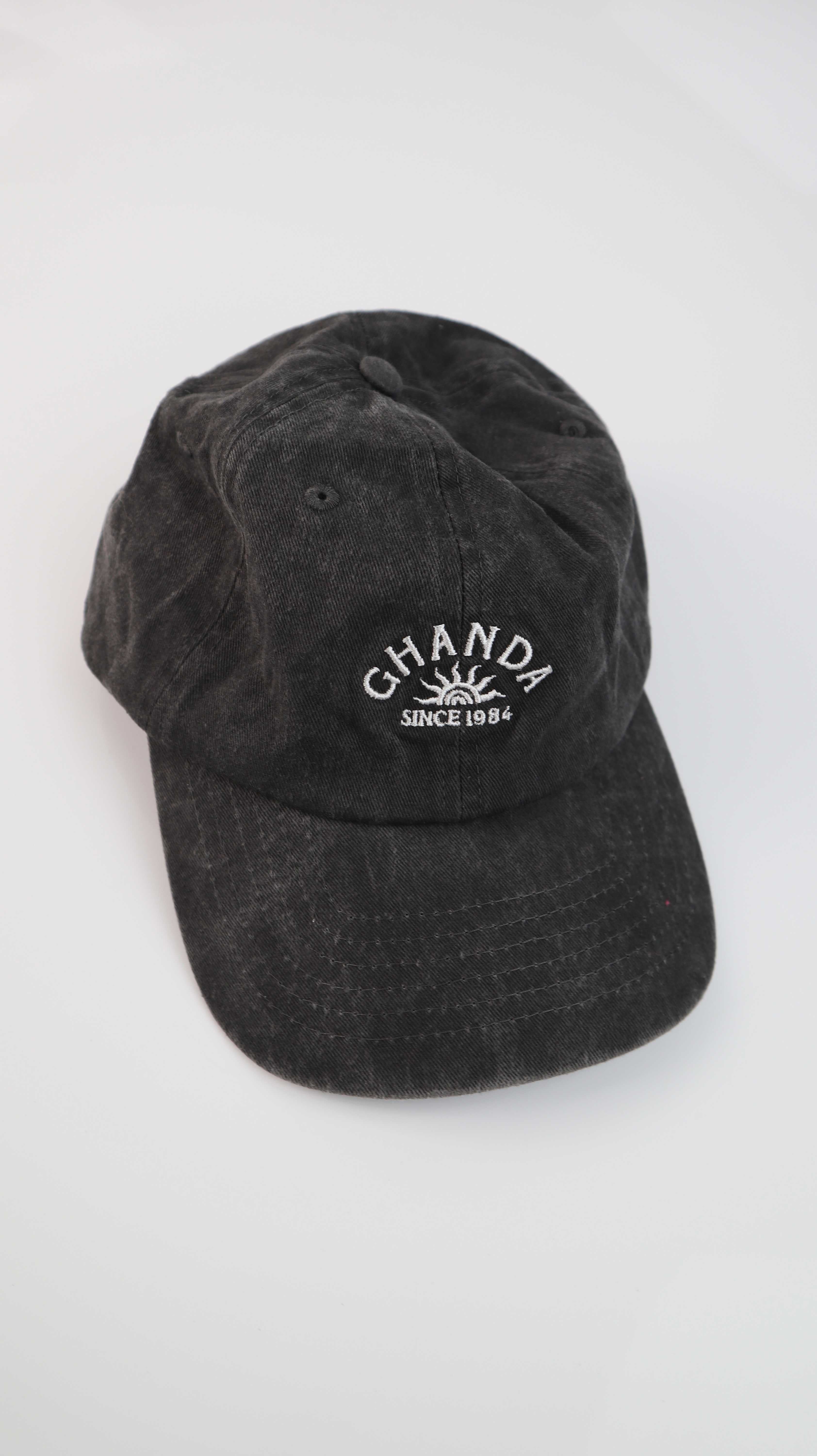 Ghanda Cap Kappe Grau Schirmmütze