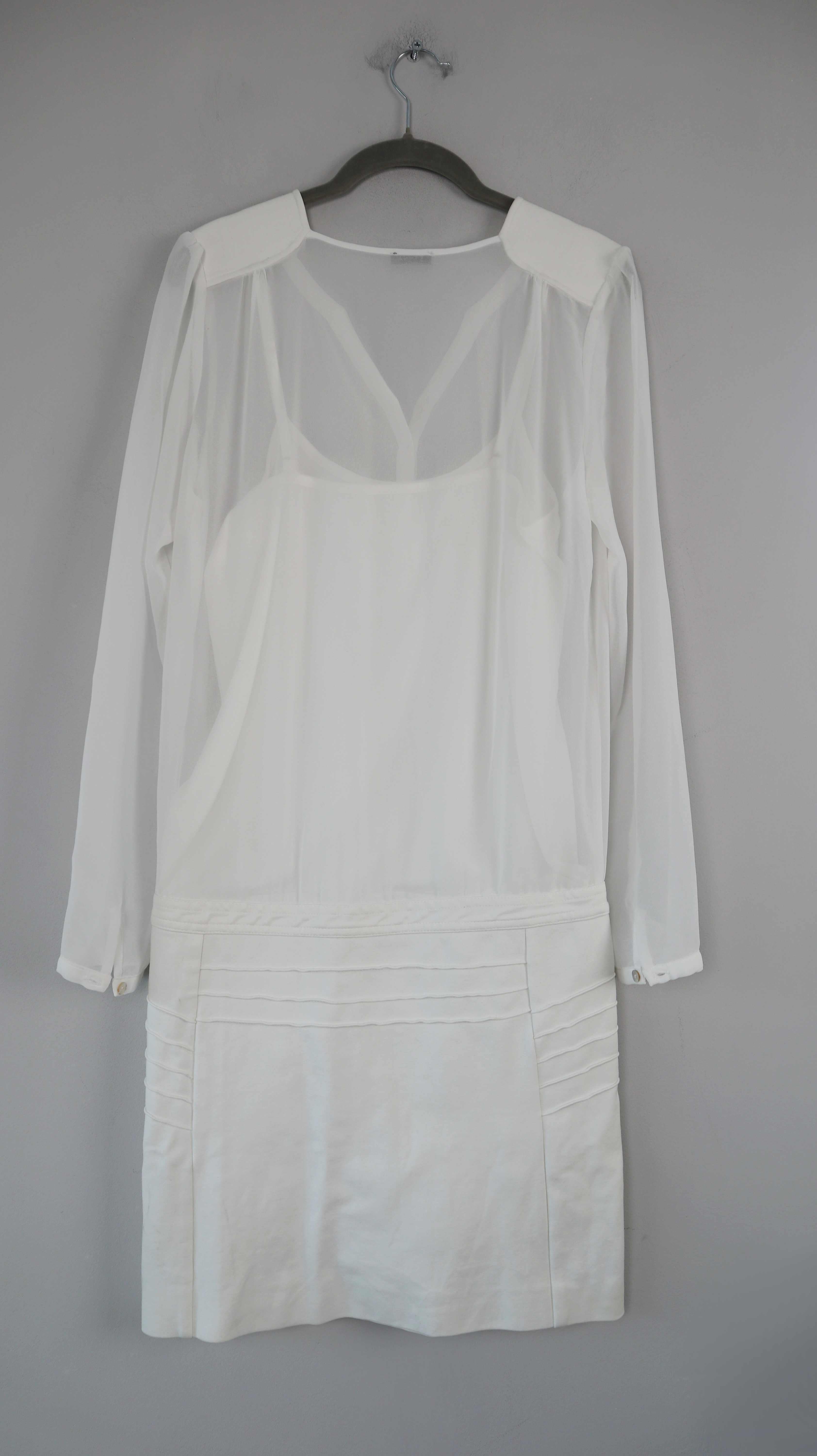 Sienna Kleid Weiß Midi Midikleid 34 XS Sommerkleid