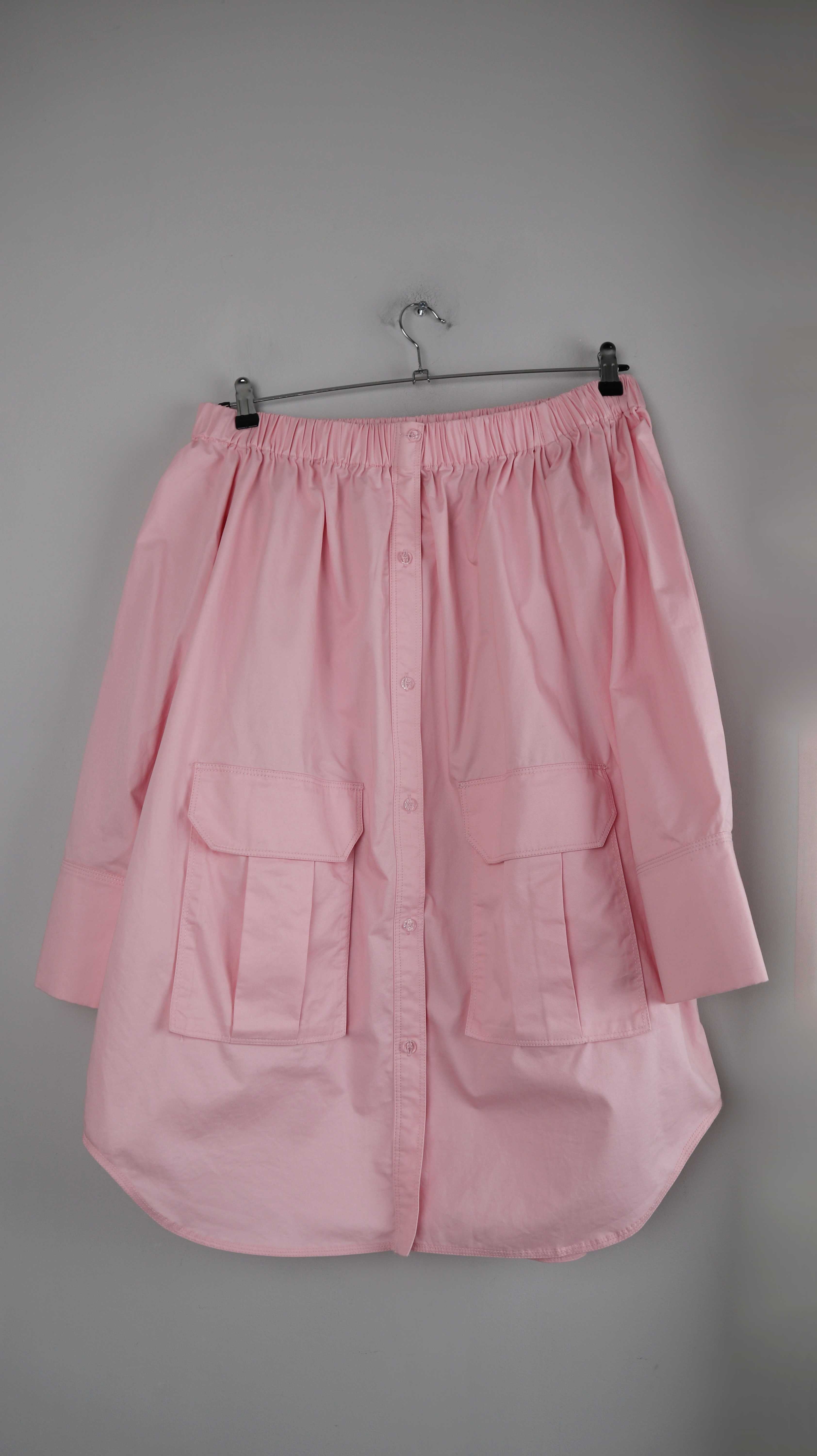 Stine Goya Kleid rosa 36 S Carmenausschnitt Blusenkleid Altrosa Oberteil Bluse