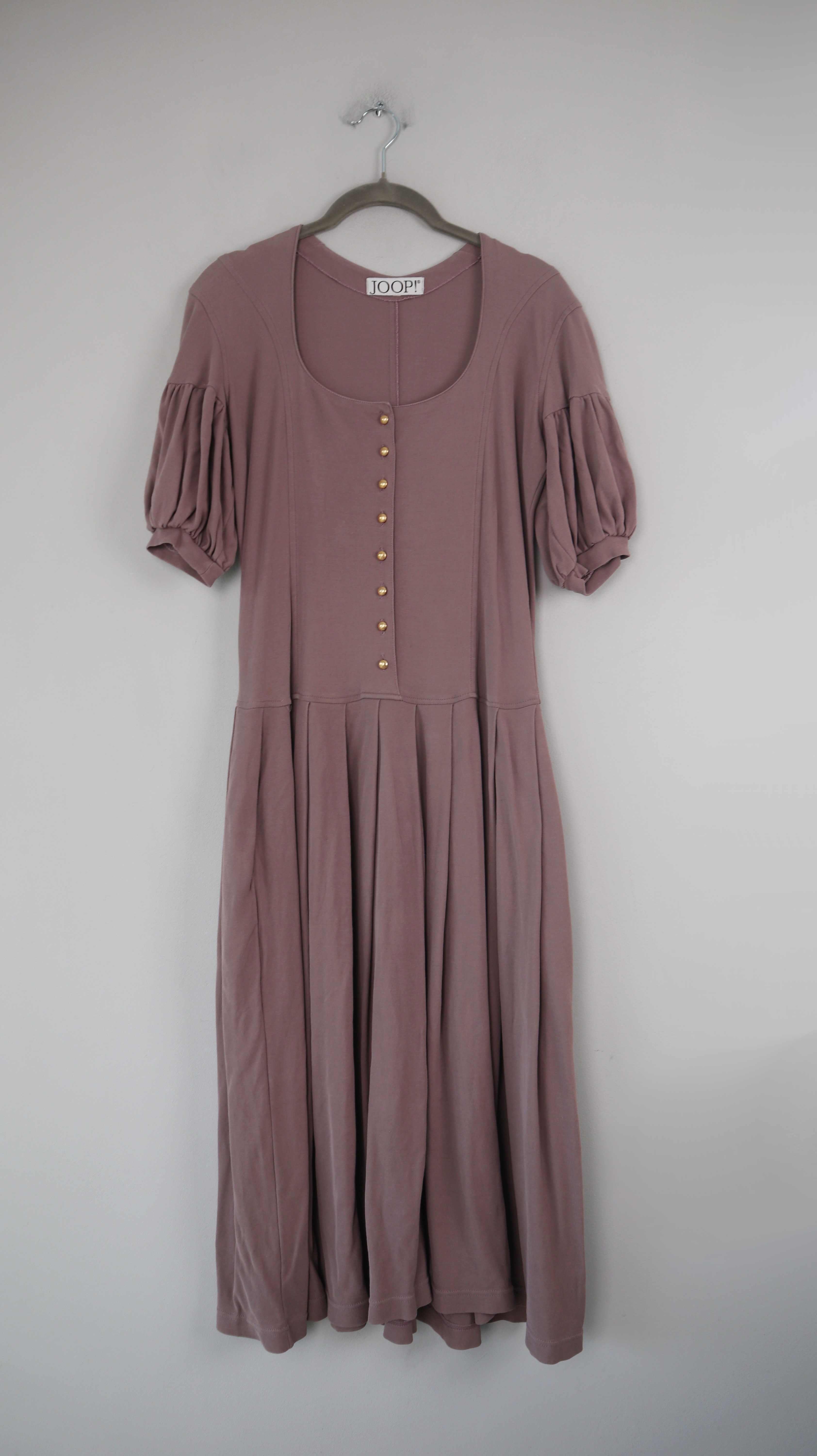 Joop! True Vintage Kleid Sommerkleid 38 M Flieder Gold 90s