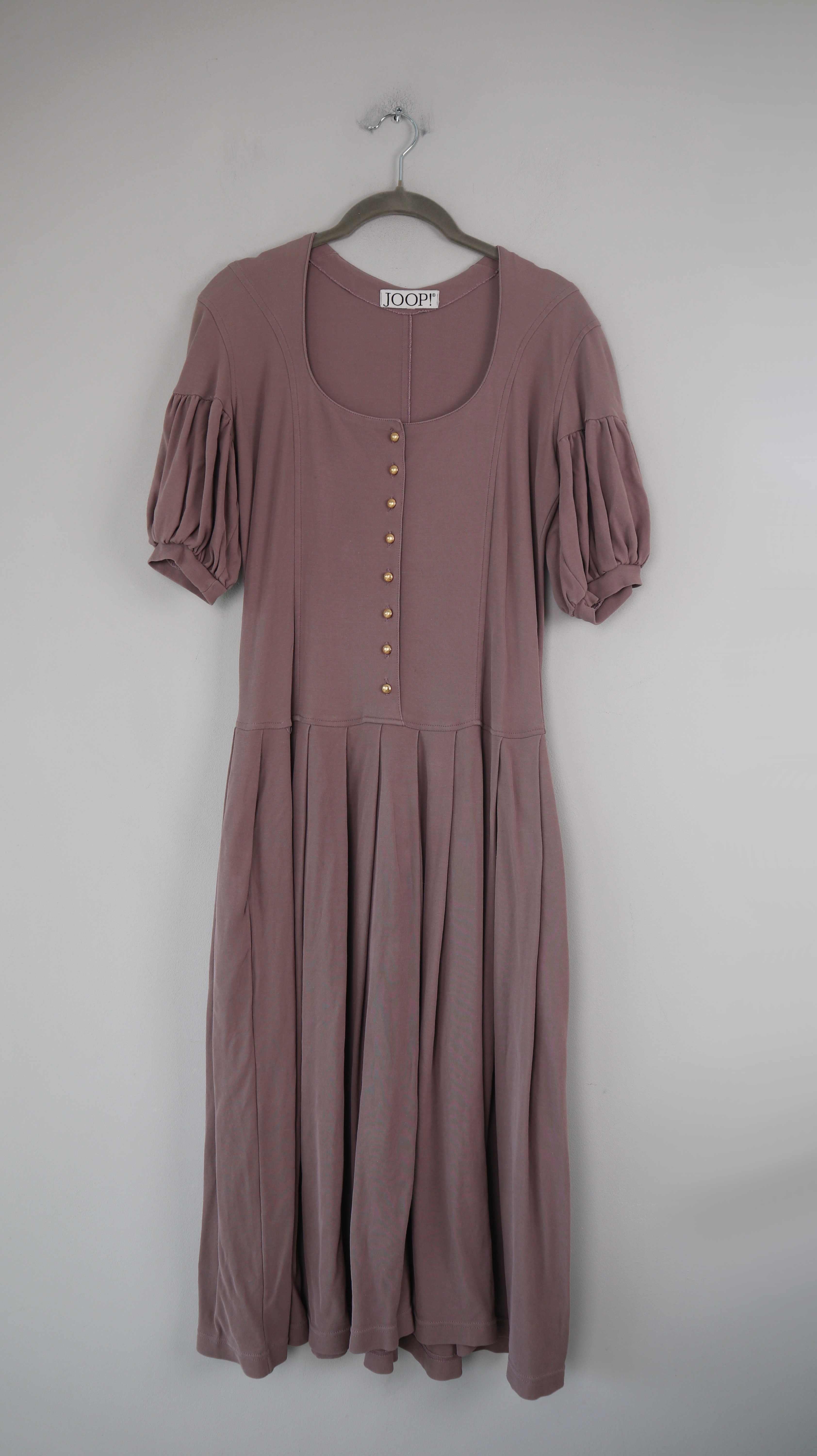 Joop! True Vintage Kleid Sommerkleid 38 M Flieder Gold 90s