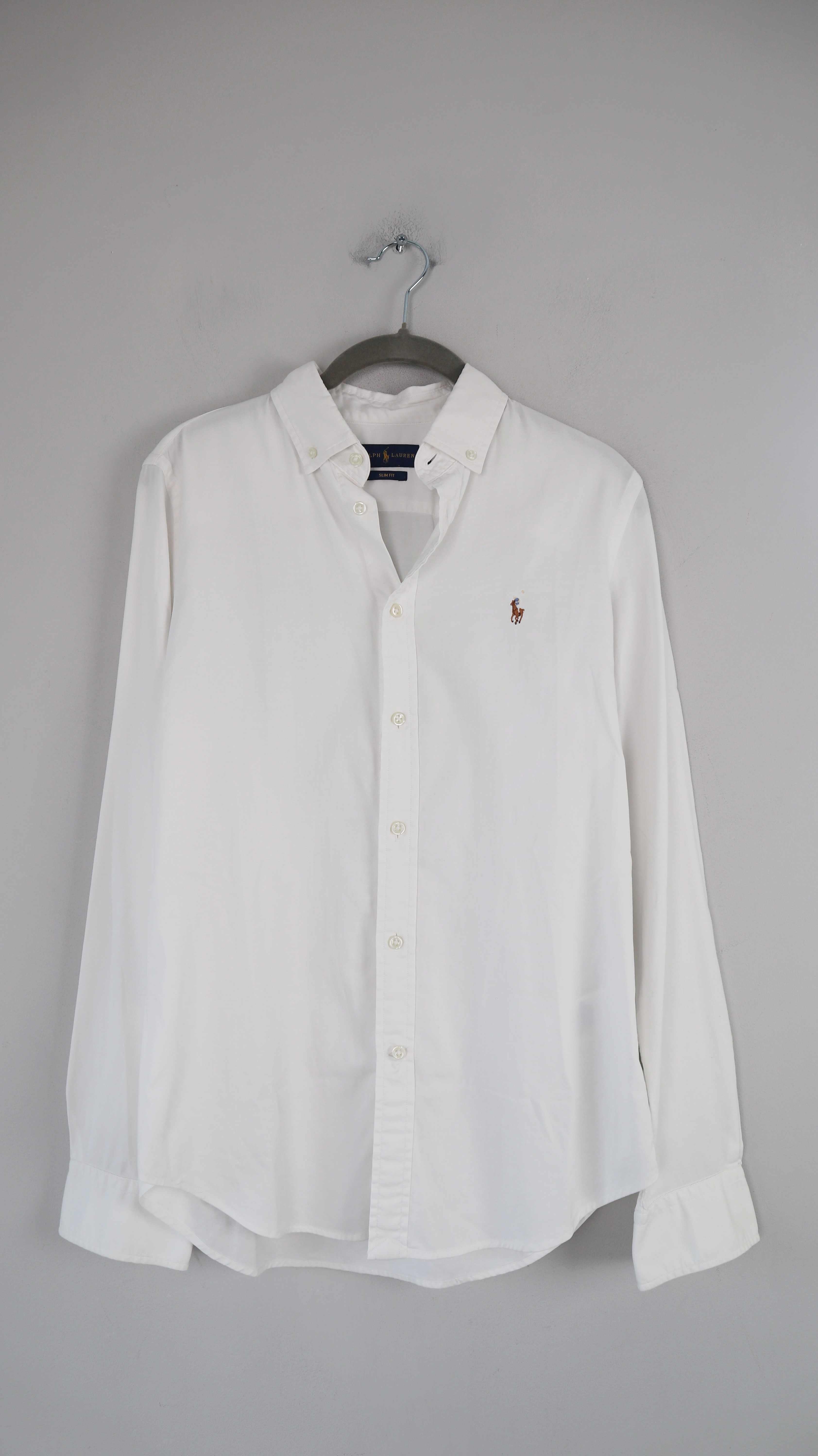 Ralph Lauren Polo Hemd Shirt Bluse slim fit 10 38 M basic Langarm