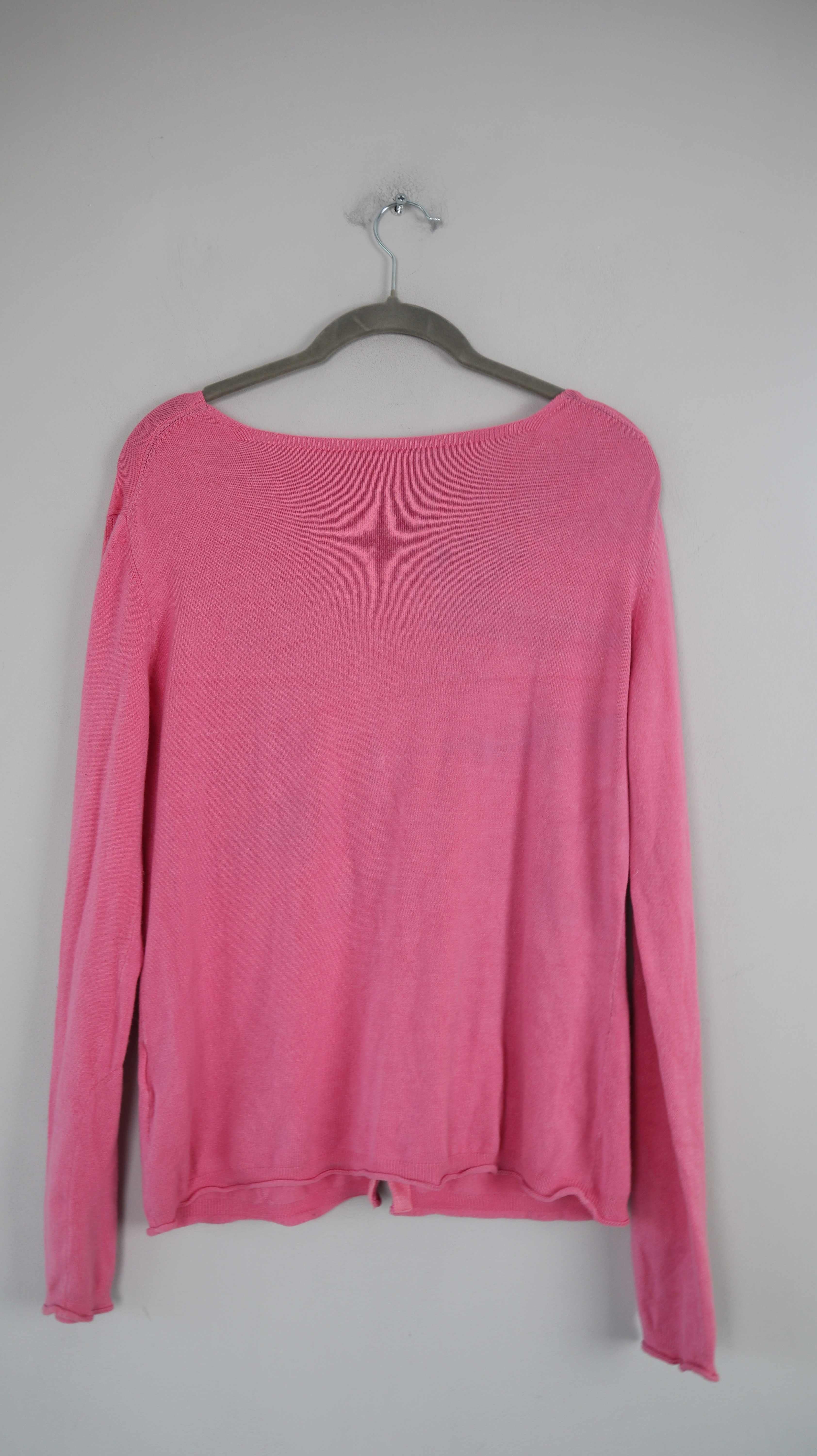 Strickjacke Cardigan rosa 40 L Pink basic geknöpft