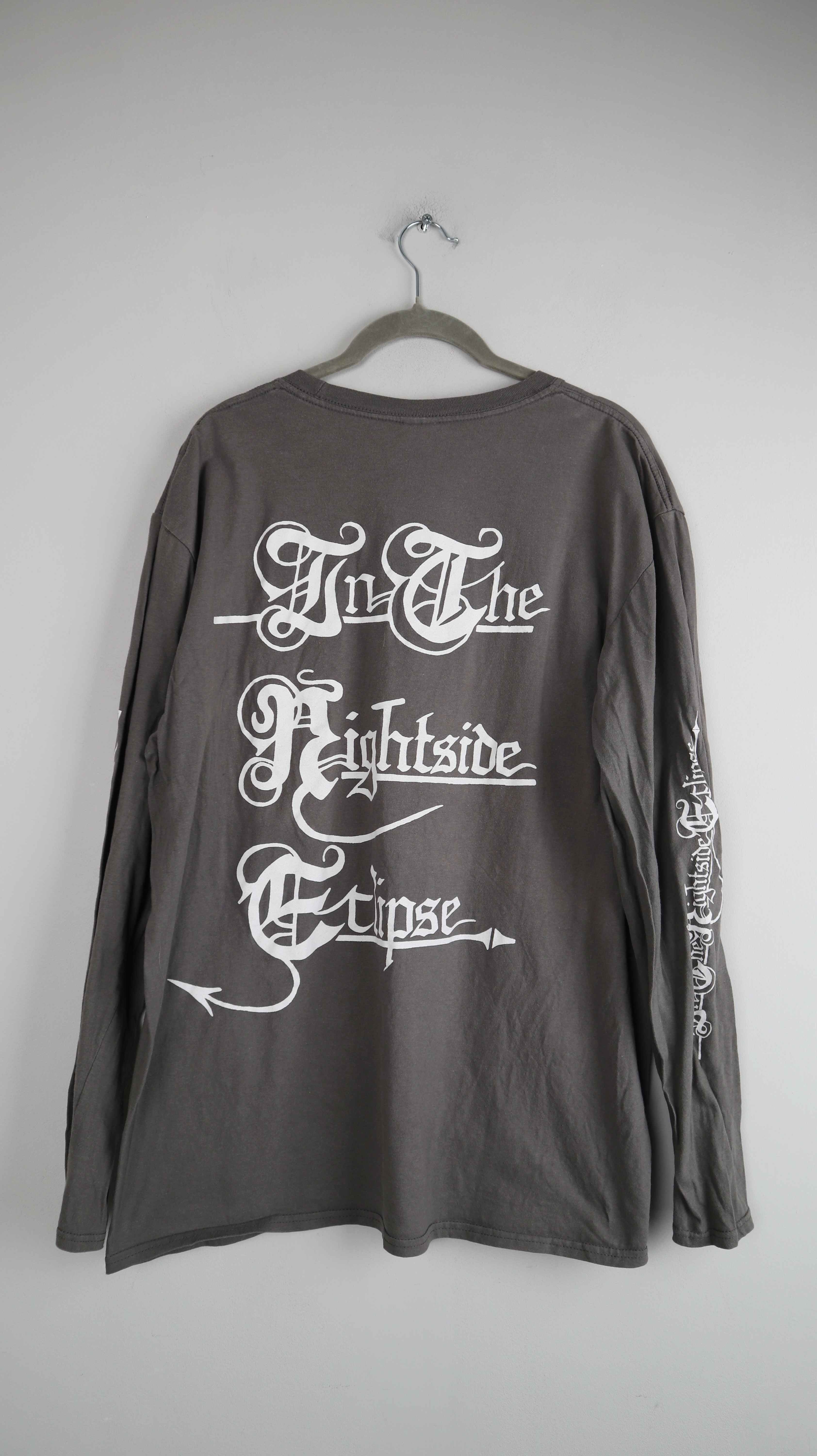 Longsleeve 2007 Emperor Distressed Faded Black Metal bathory Shirt L