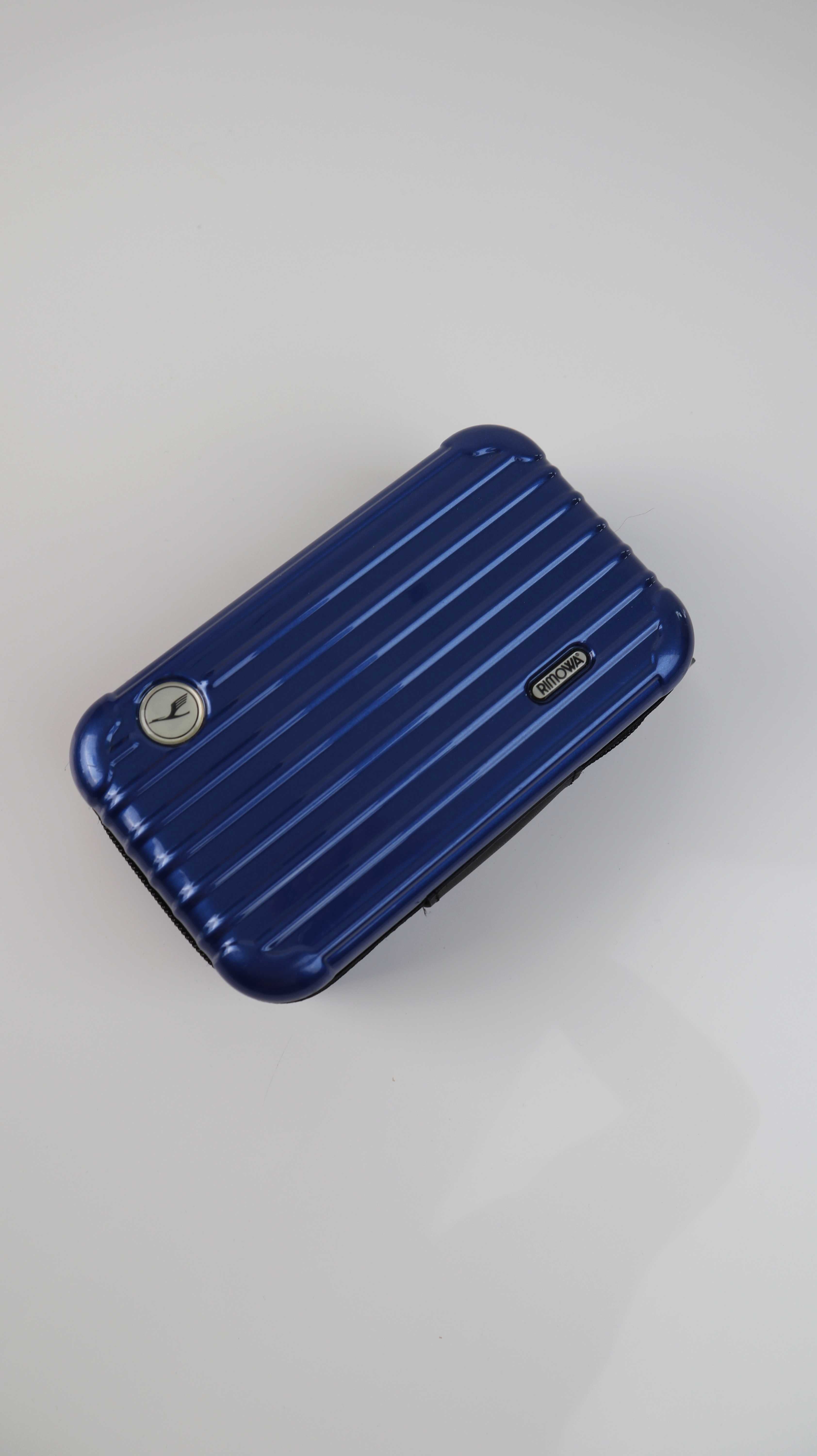 Rimowa Case Blau Etui Kosmetiktasche Minikoffer Lufthansa