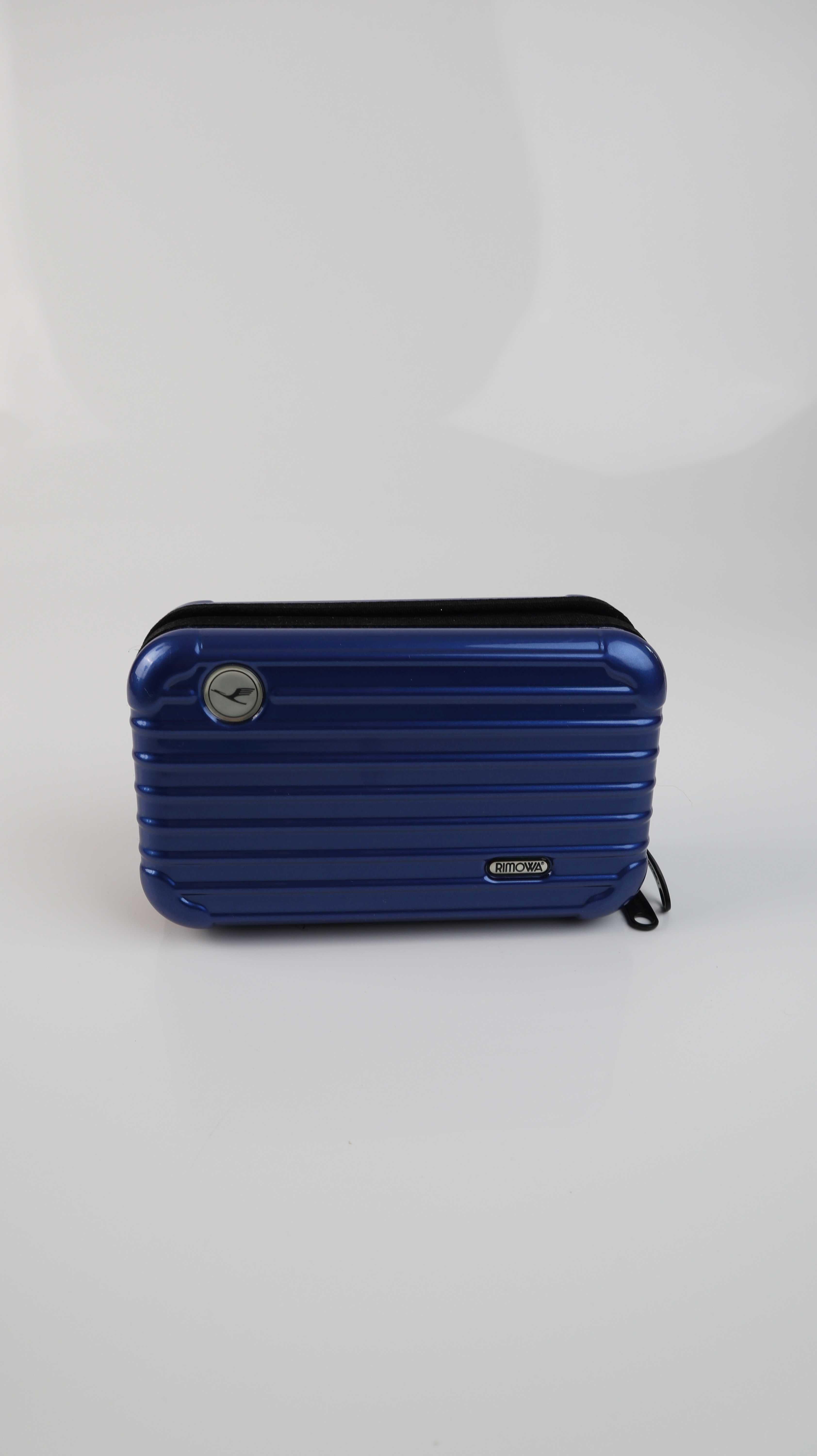 Rimowa Case Blau Etui Kosmetiktasche Minikoffer Lufthansa