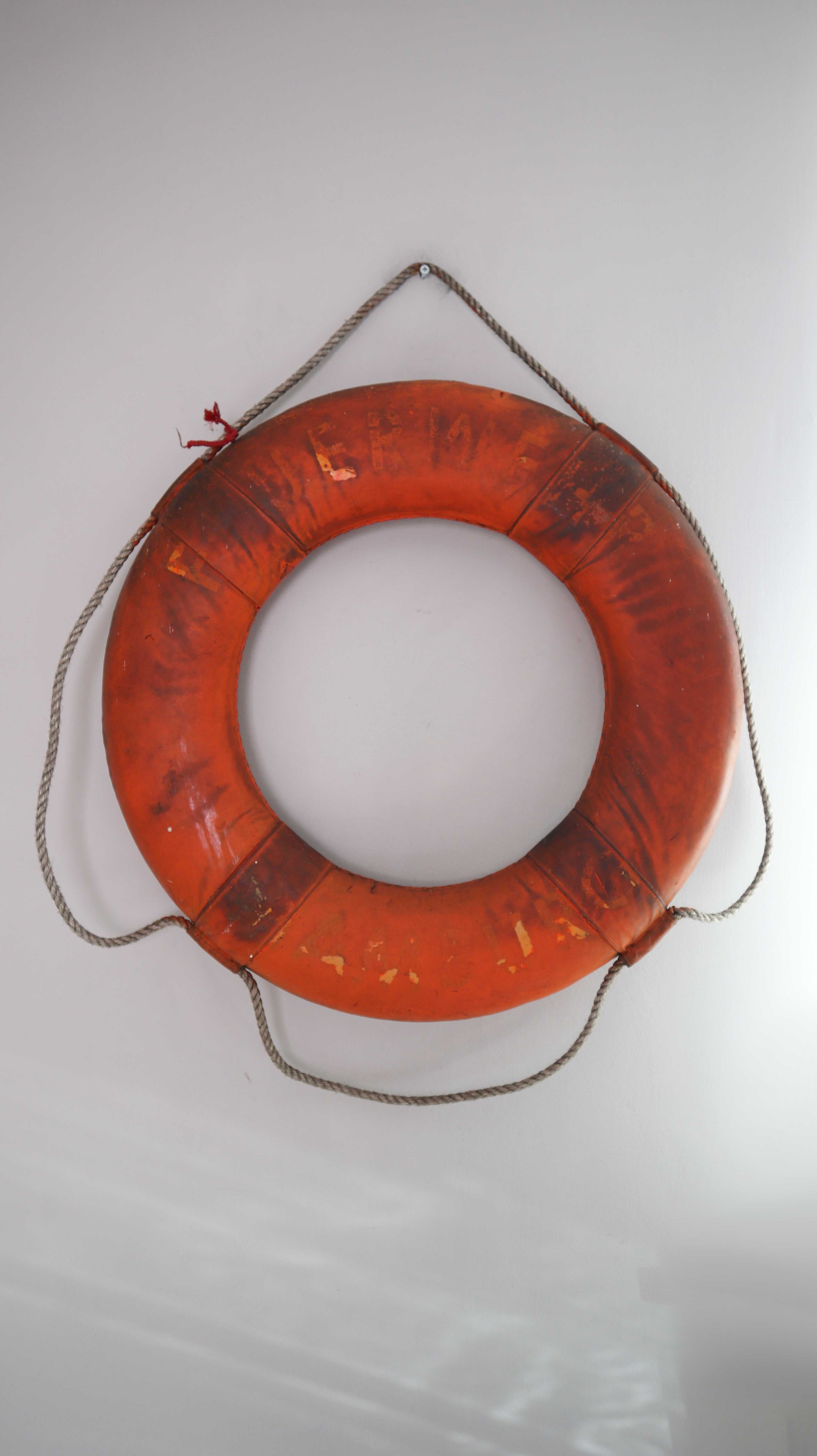 Rettungsring Orange Dekoration Schwimmring Vintage