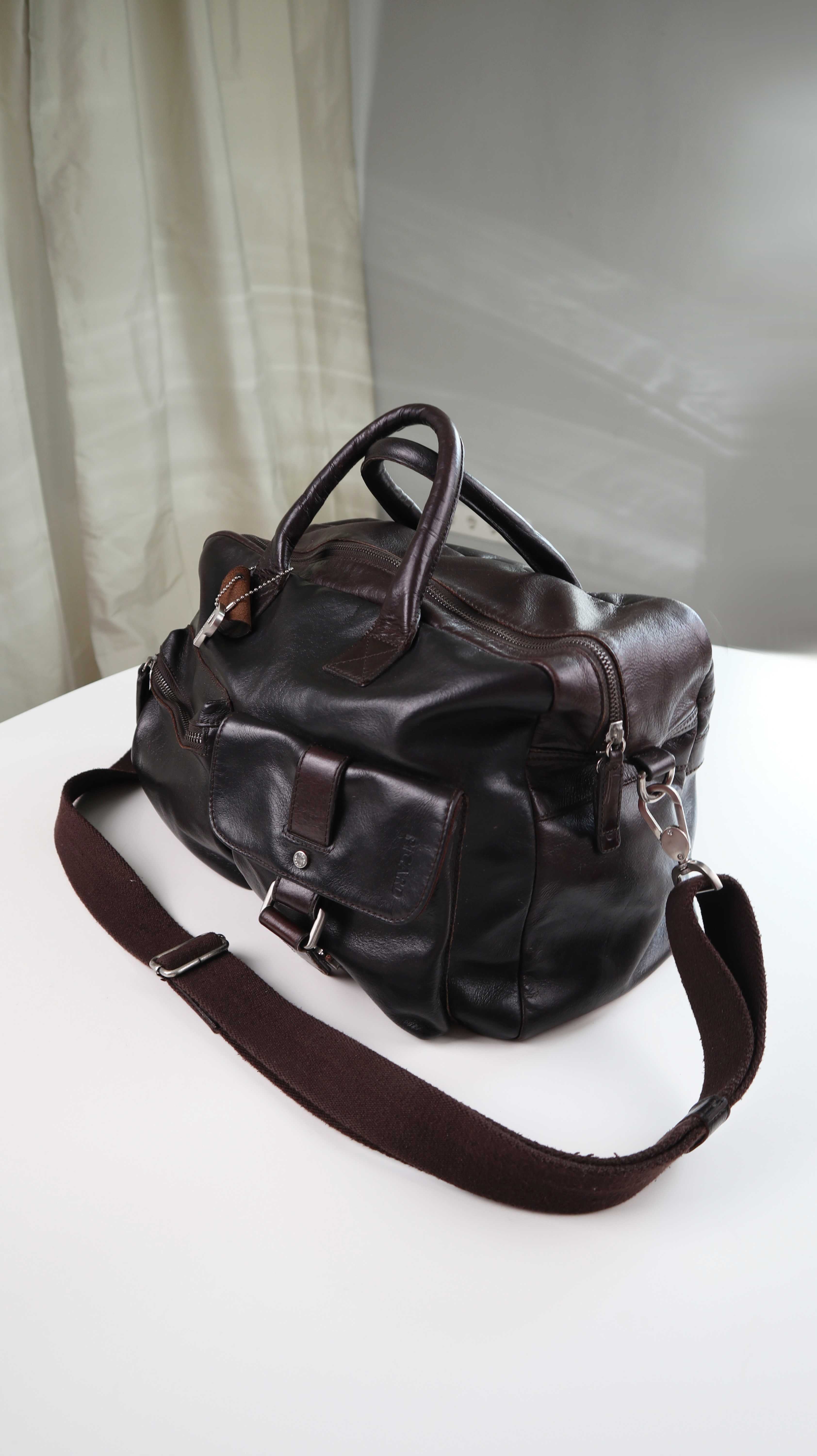 Picard Tasche Ledertasche Umhängetasche braun Aktentasche Crossbag