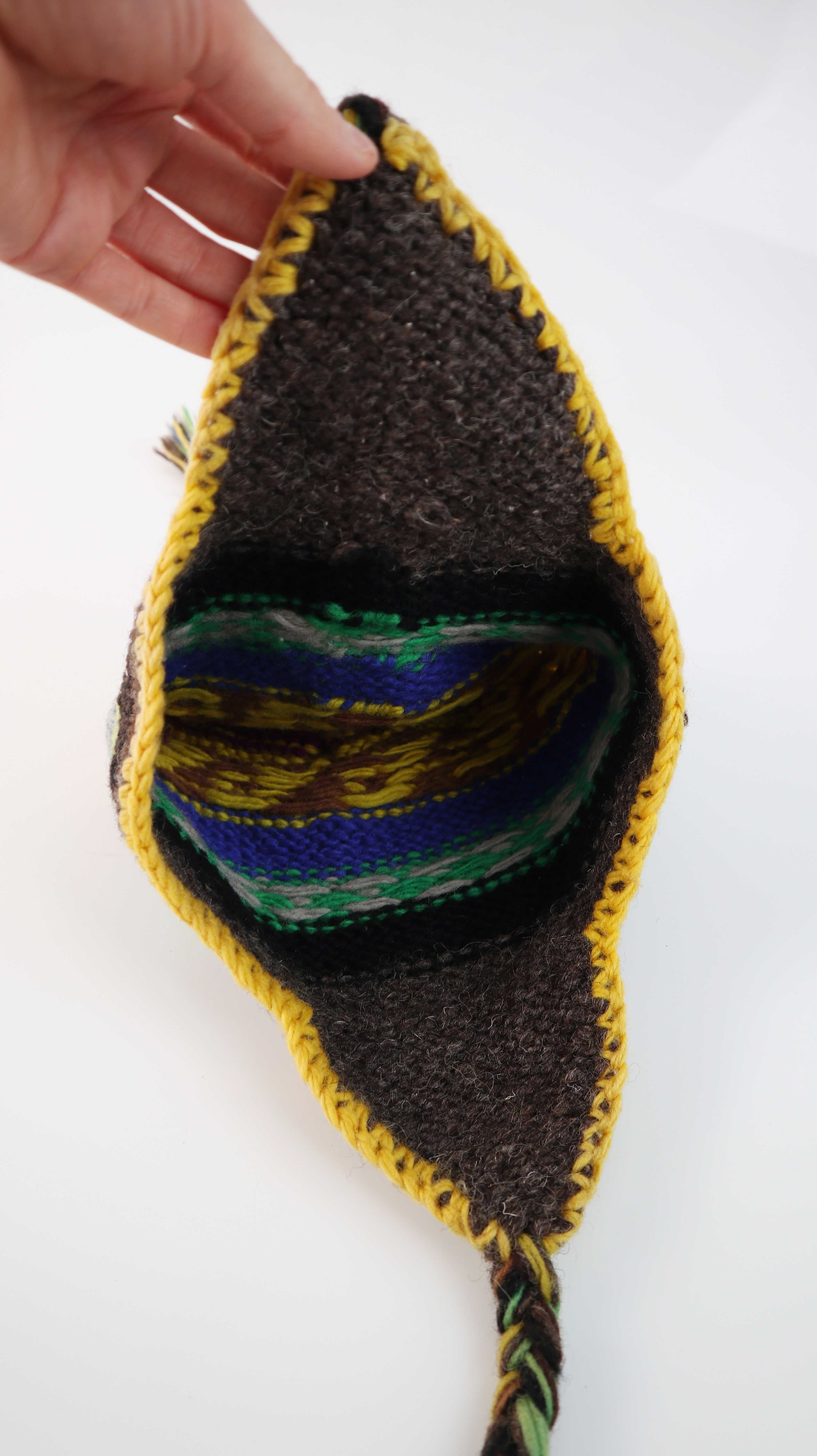 Mütze Strickmütze Wollmütze Inkamütze bunt gestrickt