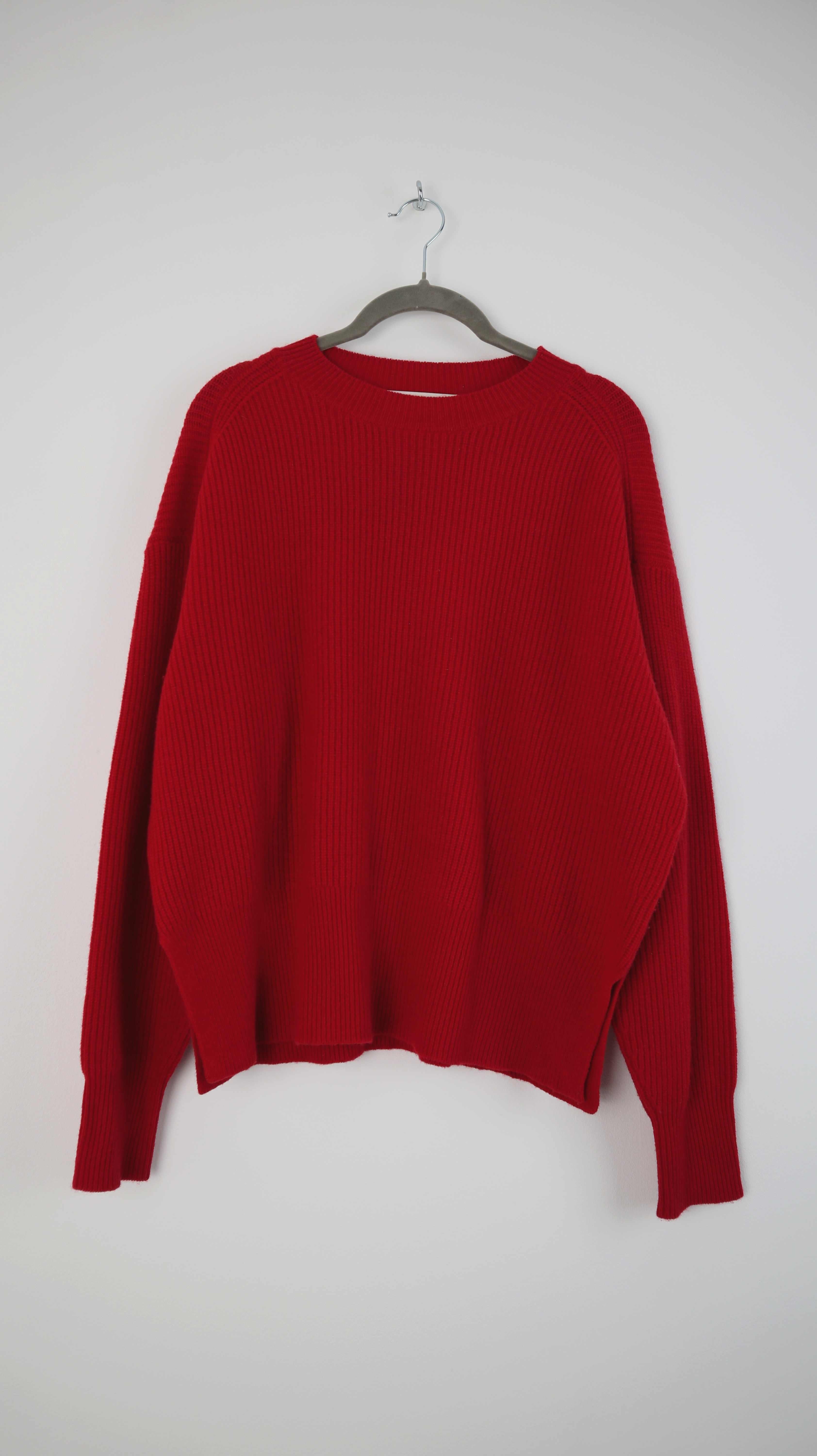 Closed Pullover rot Wolle 36 S Wollpullover Strickpullover WInterpullover