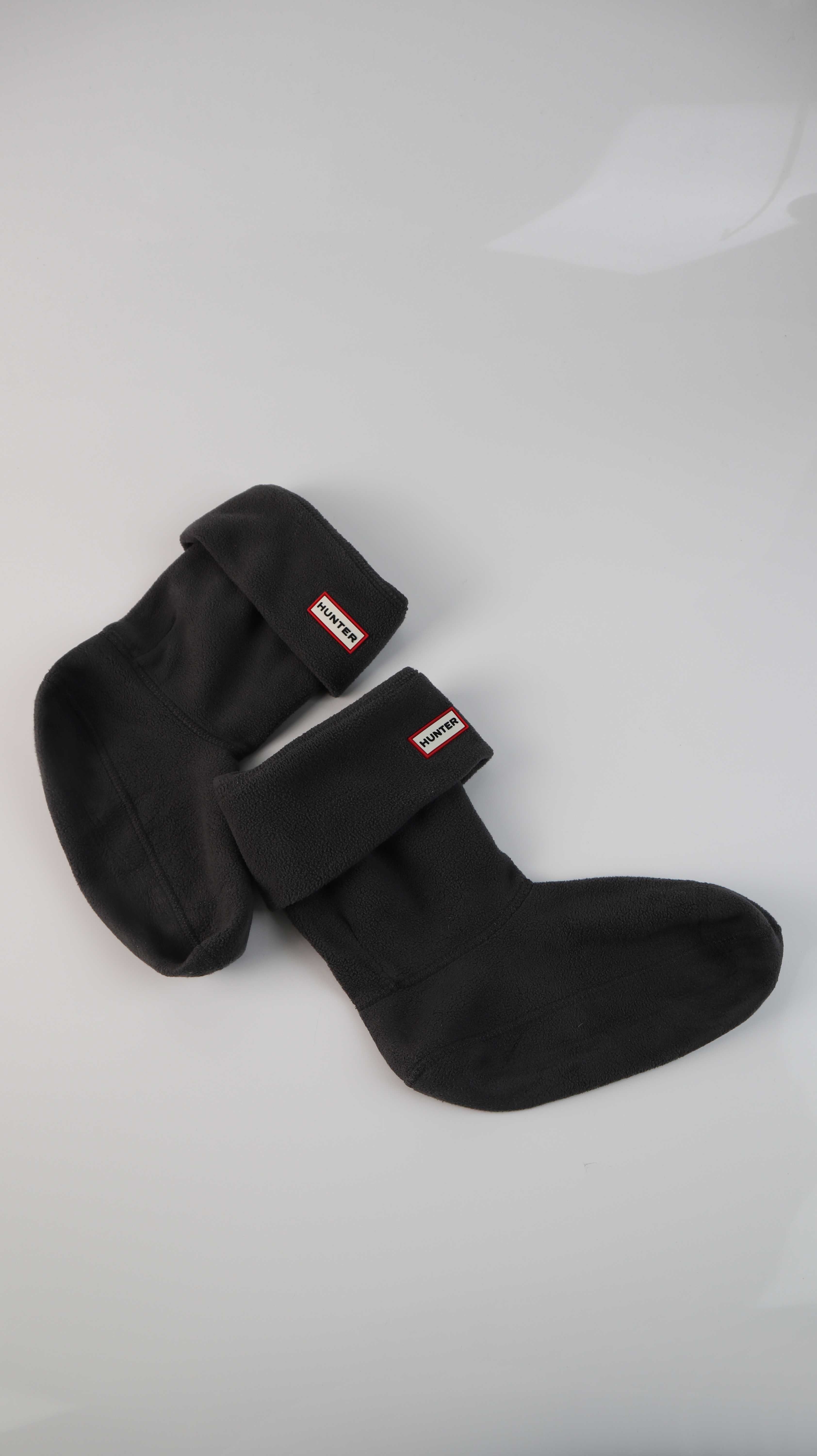 Hunter Socken kurz grau 41 42 Fleecesocken