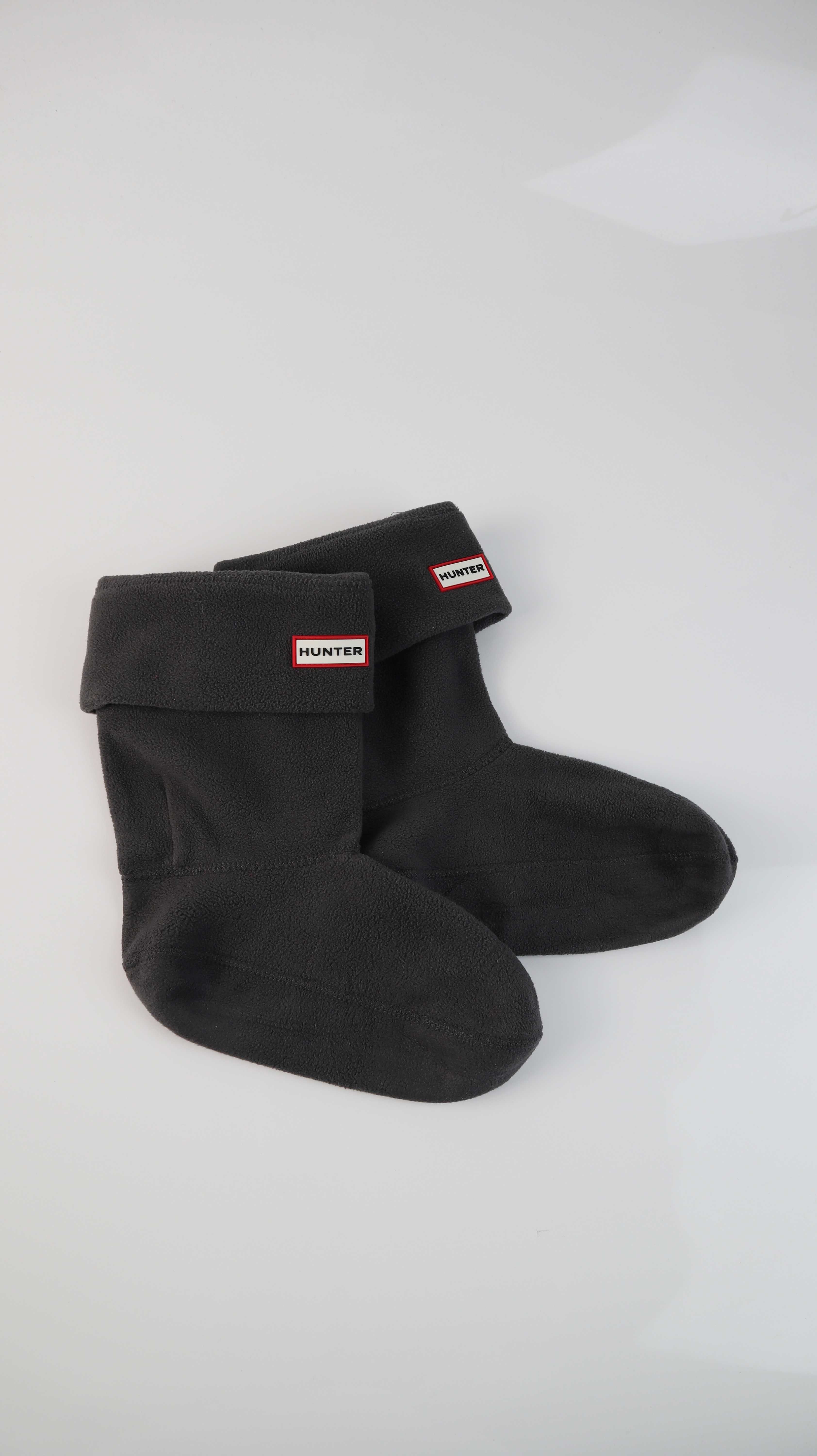 Hunter Socken kurz grau 41 42 Fleecesocken