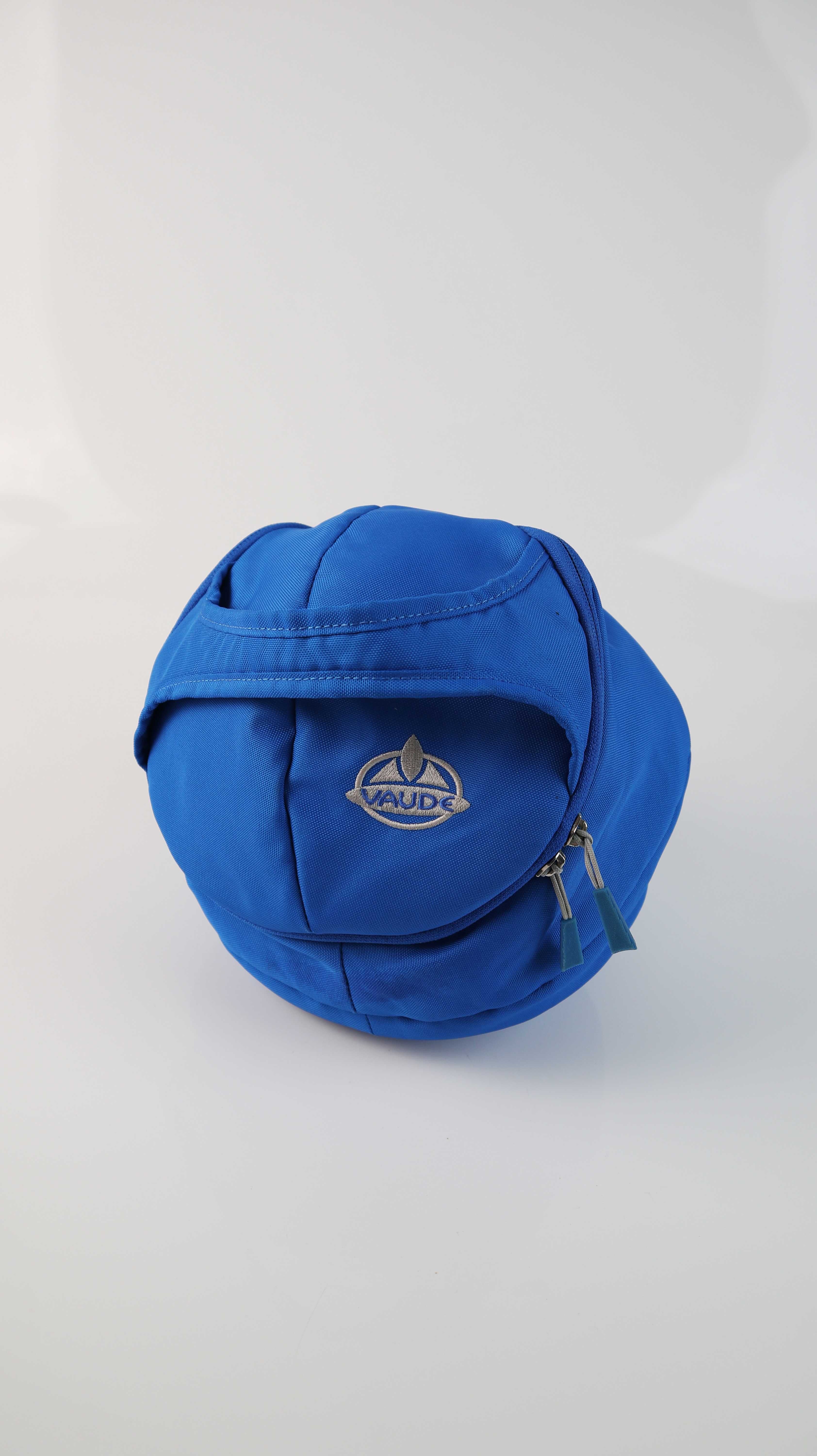 Vaude Cannonball Waschtasche blau rund Ball Kosmetiktasche Kulturbeutel