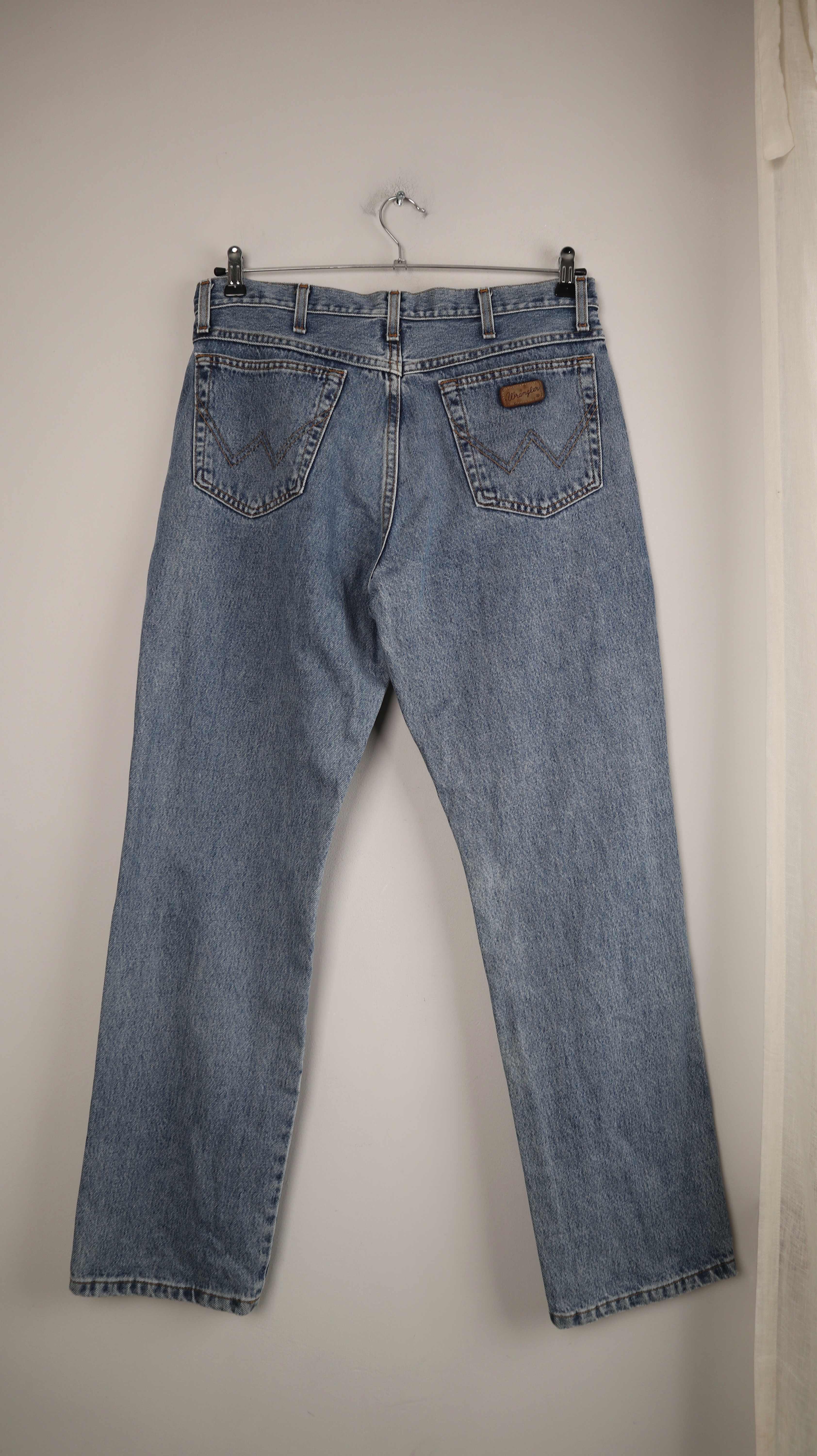 Wrangler Jeans Hose denim 32 true Vintage washed mid blue M