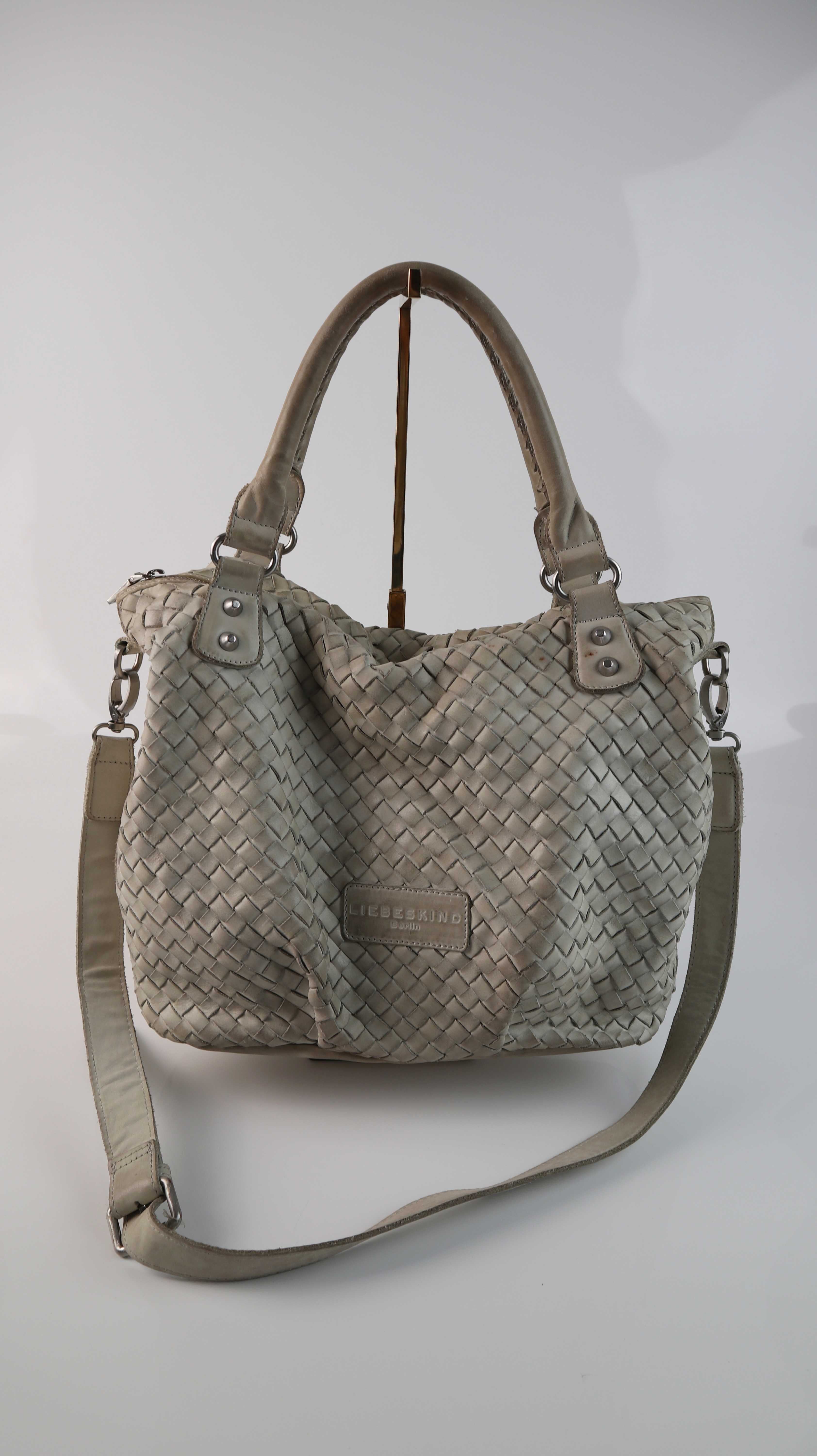 Liebeskind Tasche Ledertasche Creme Beige Umhängetasche