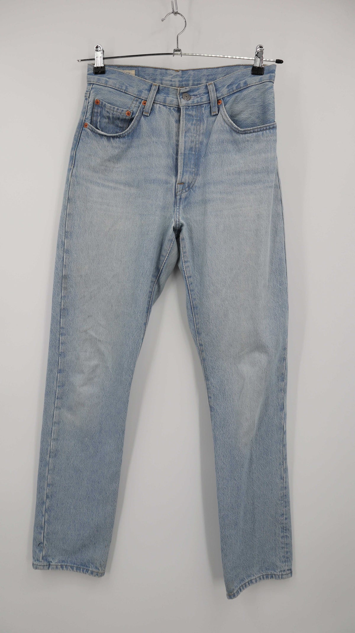 Levis 501 Jeans Hose blau denim W26 L32 straight fit