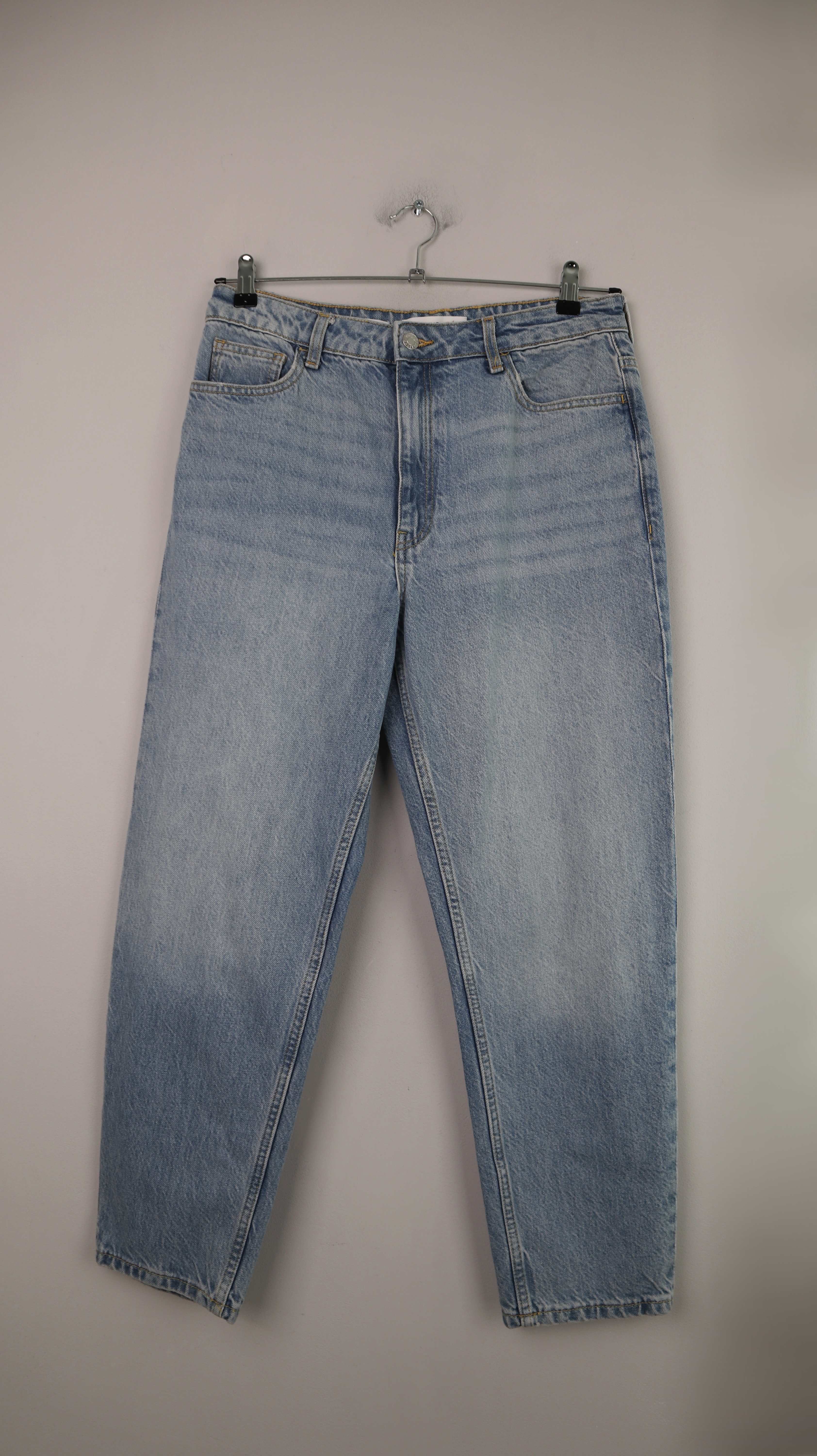 Mango Jeans Mom Blau denim washed mid waist 40 L