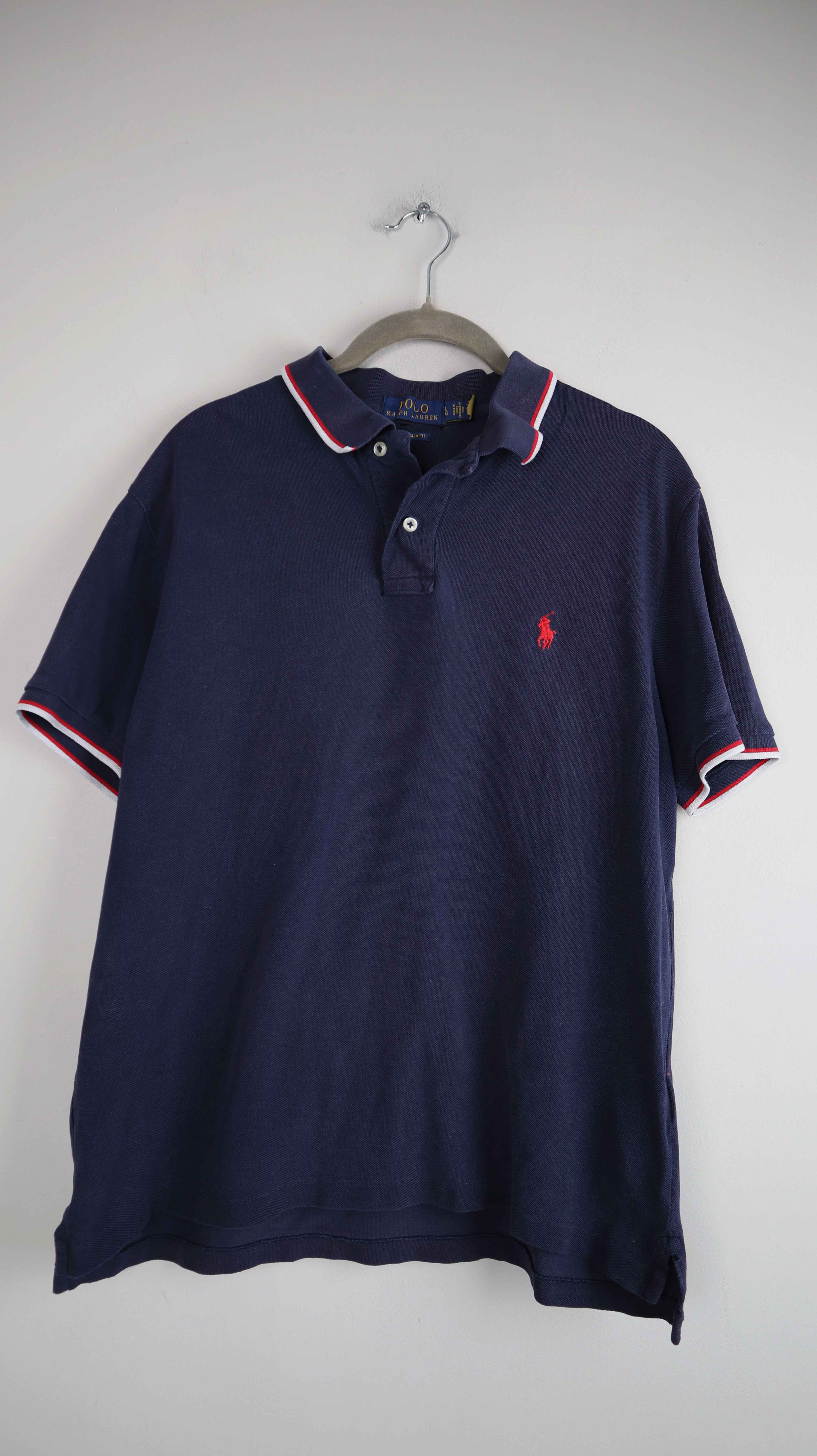Ralph Lauren Polo Shirt Blau dunkelblau used L