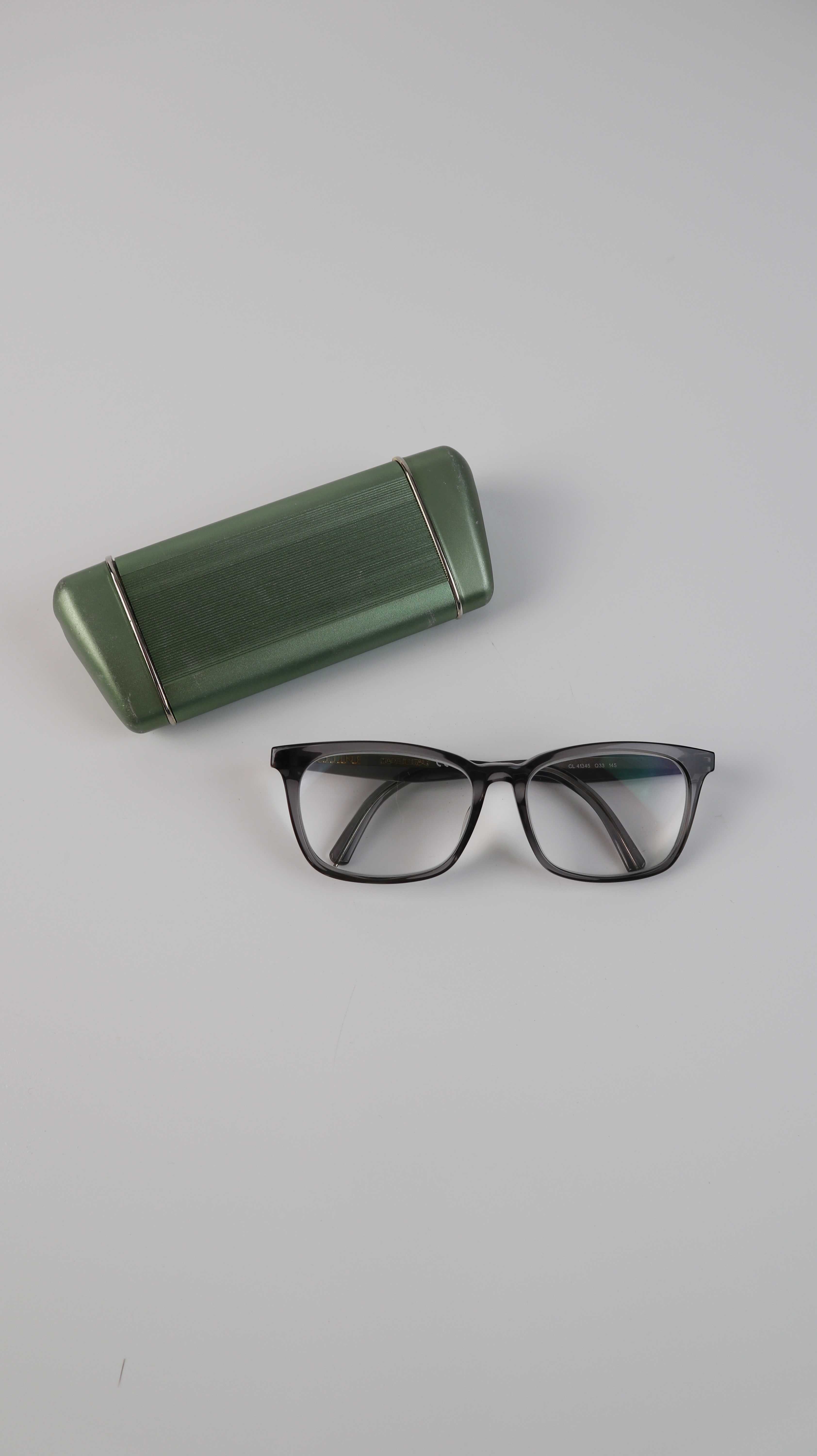 Celine Brille Damenbrille Sehstärke Grau eckig made in Italy Gestell