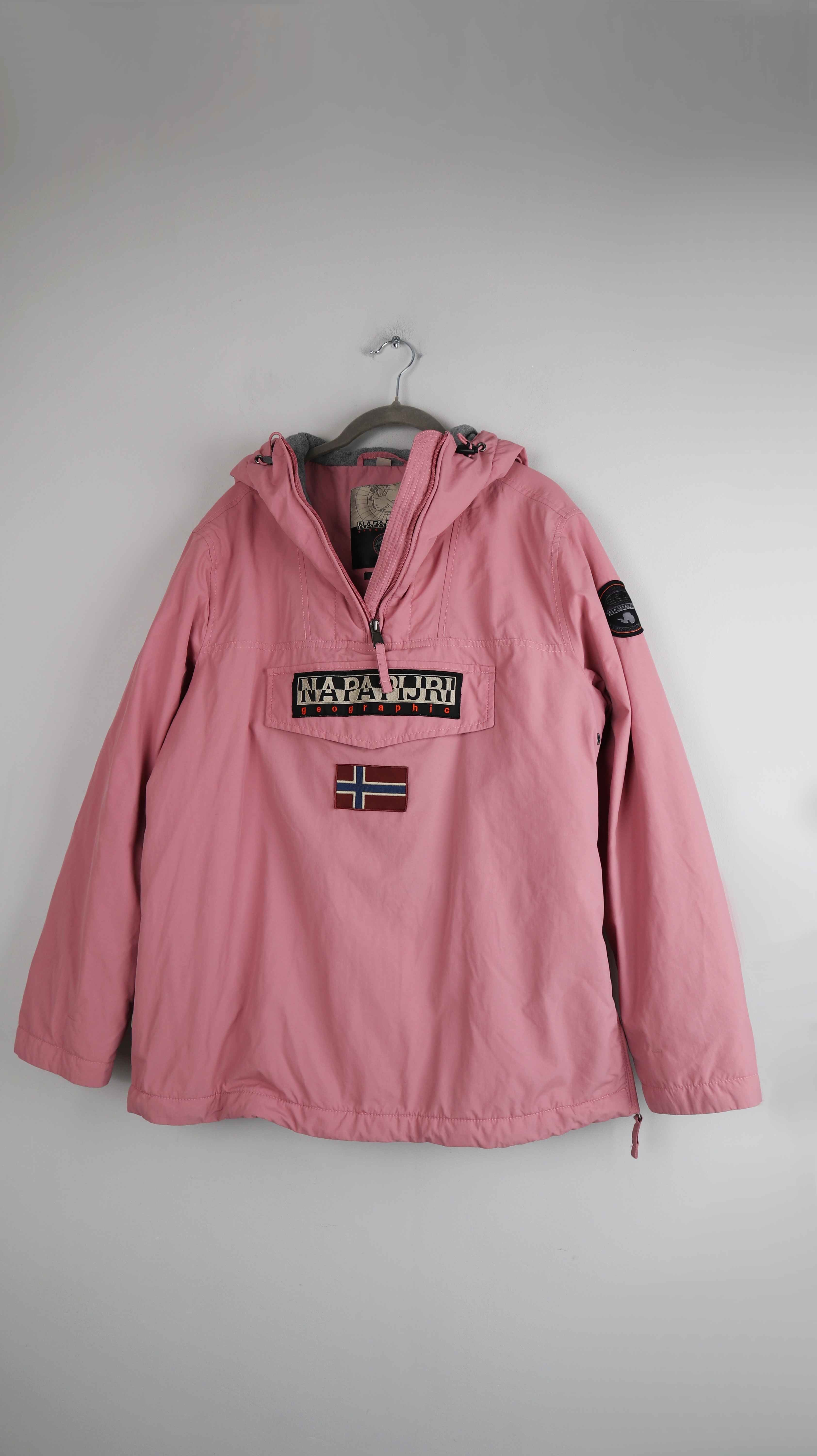 Napapijri Jacke Rosa Pink Schlupfjacke Regenjacke XL