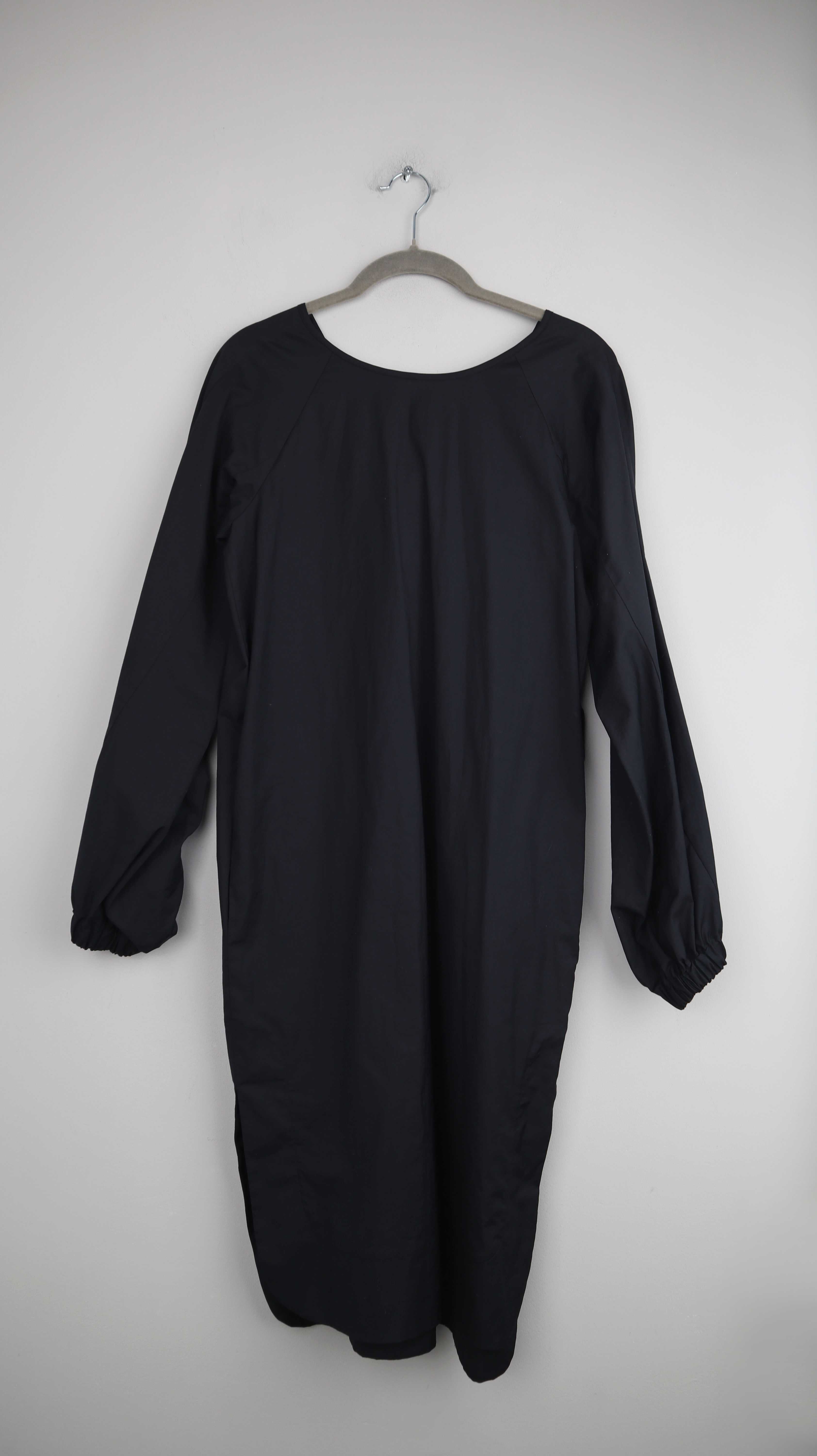 Odeeh Kleid Blau Schwarz 34 Midi Midikleid Etuikleid basic
