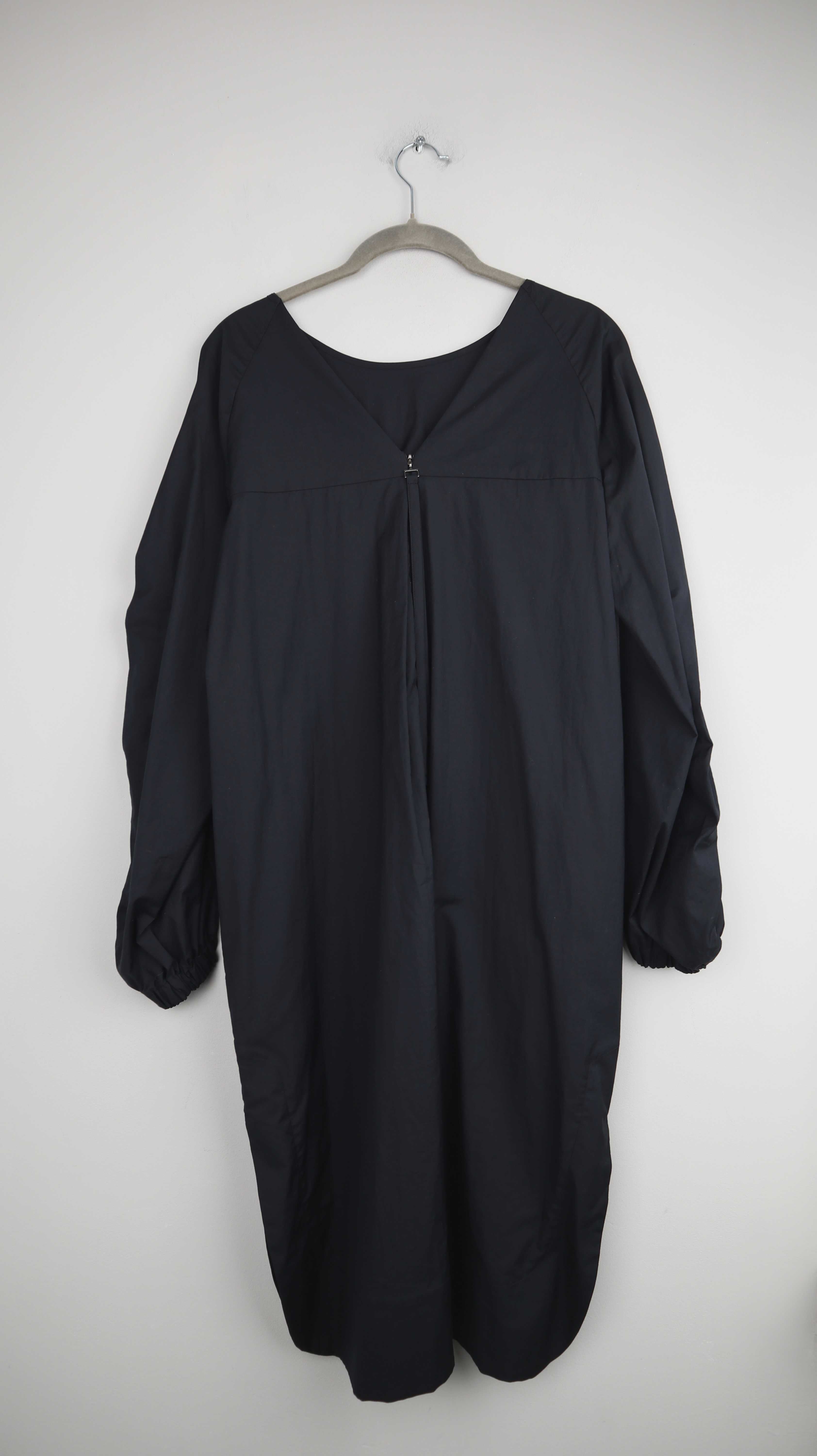 Odeeh Kleid Blau Schwarz 34 Midi Midikleid Etuikleid basic