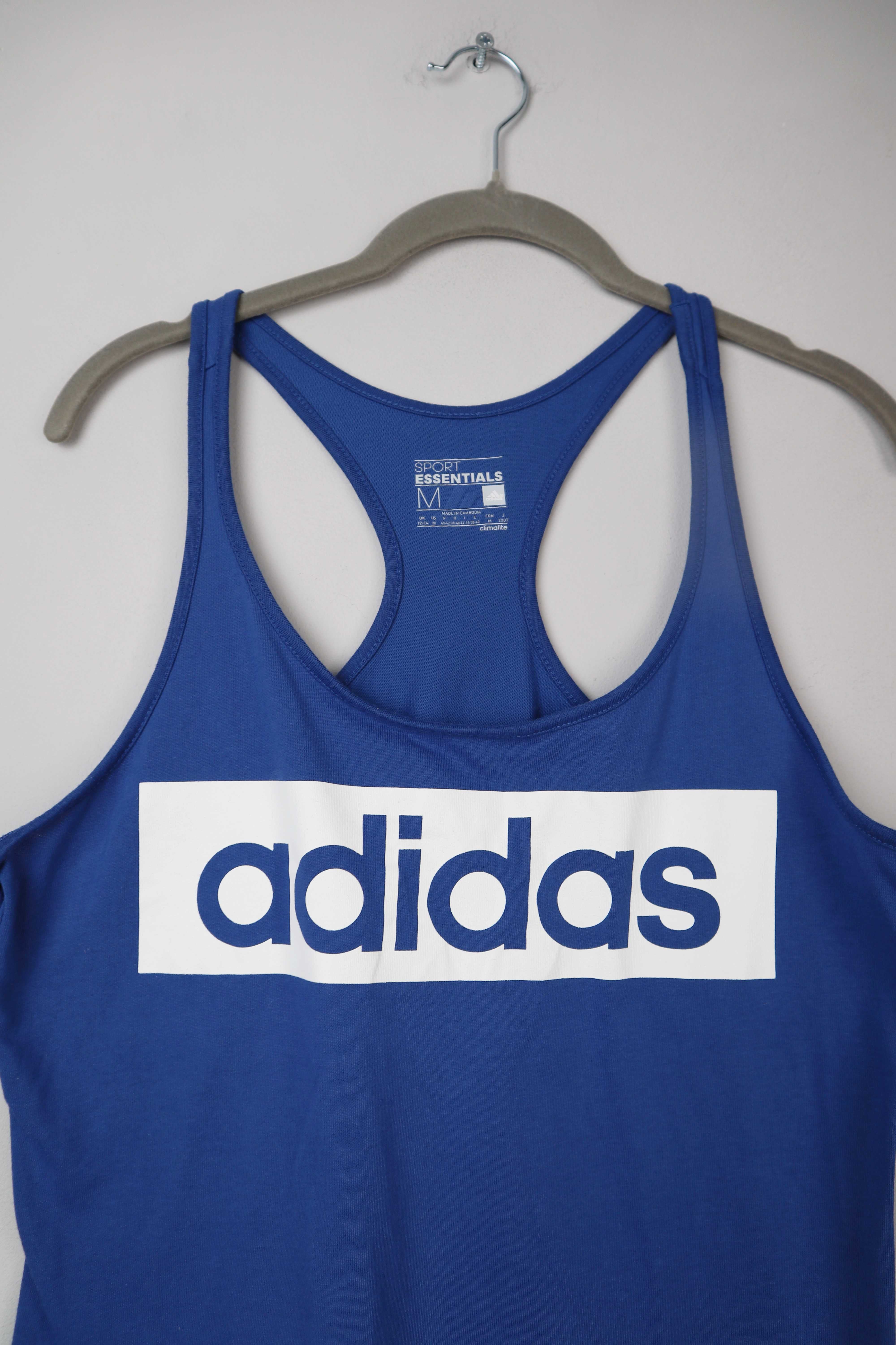 Adidas Top Blau 38 M Essentials Tanktop Sporttop