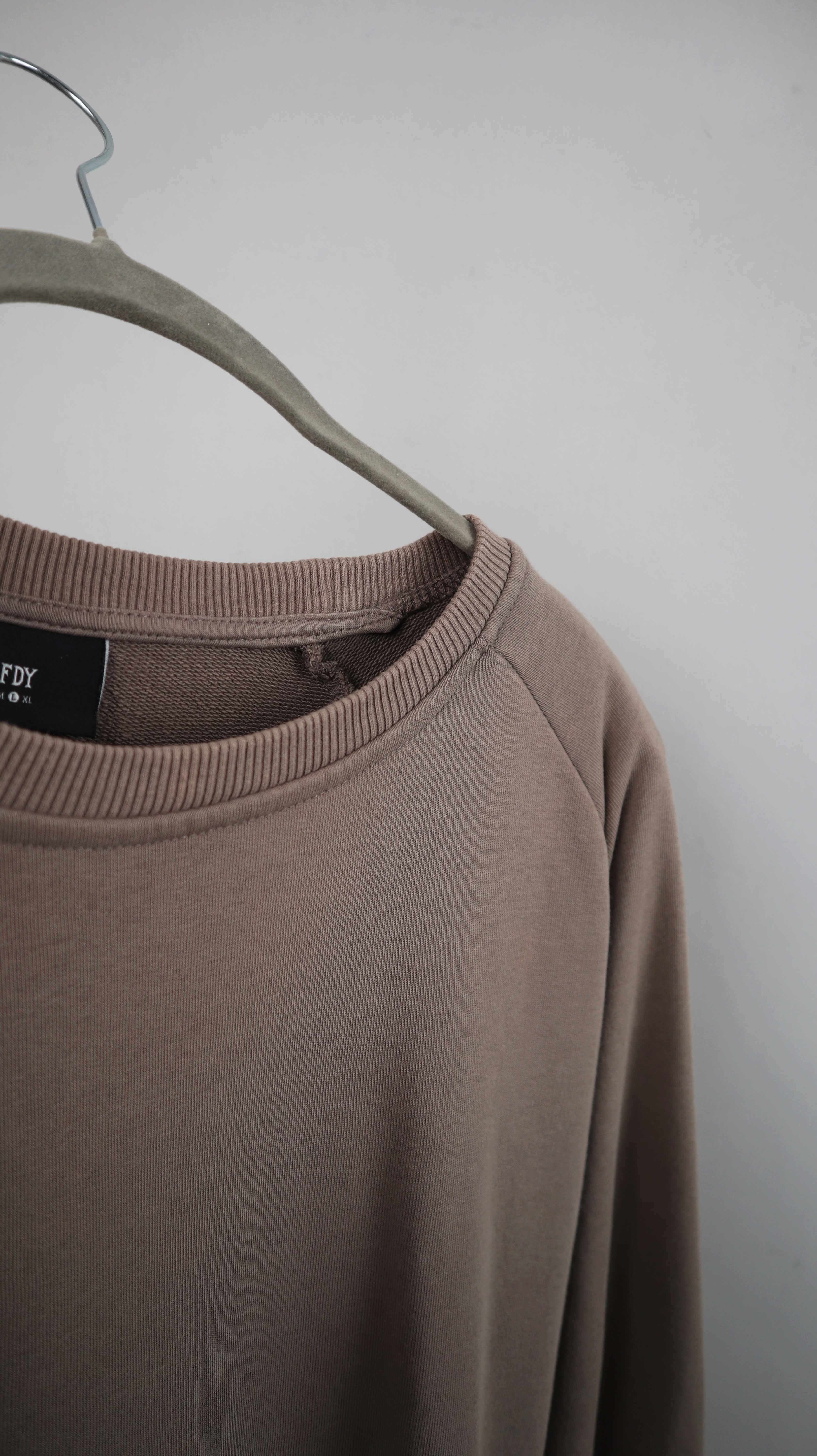 LFDY Pullover Sweater Braun L basic einfarbig