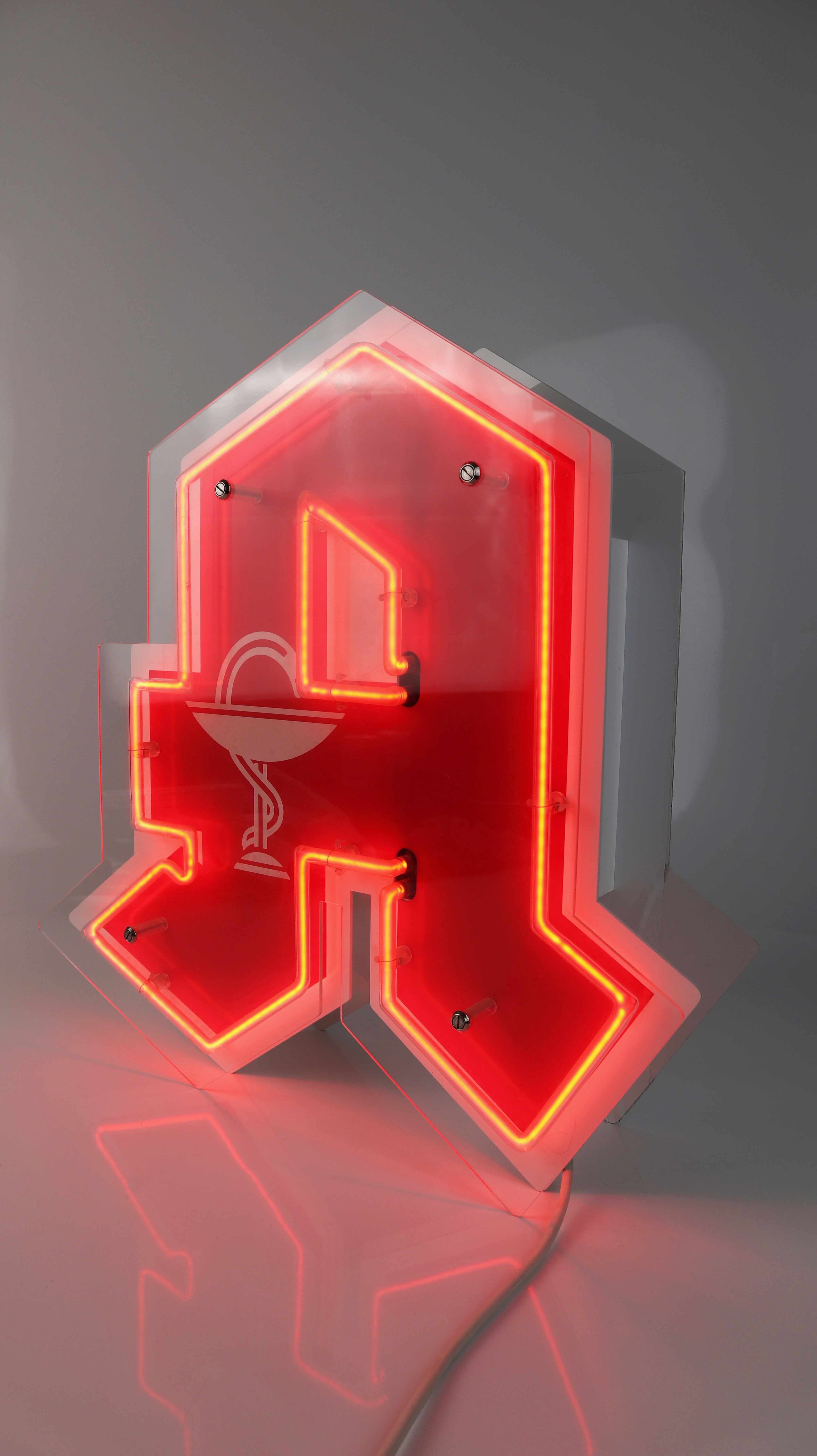 Apotheken LED Lichtwerbung Reklame rot weiß Apothekenschild leuchtend